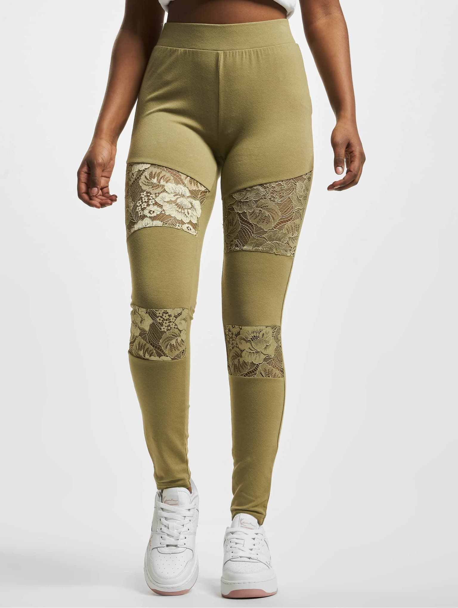 Urban Classics Ladies Laces Inset Leggings – Bild 3