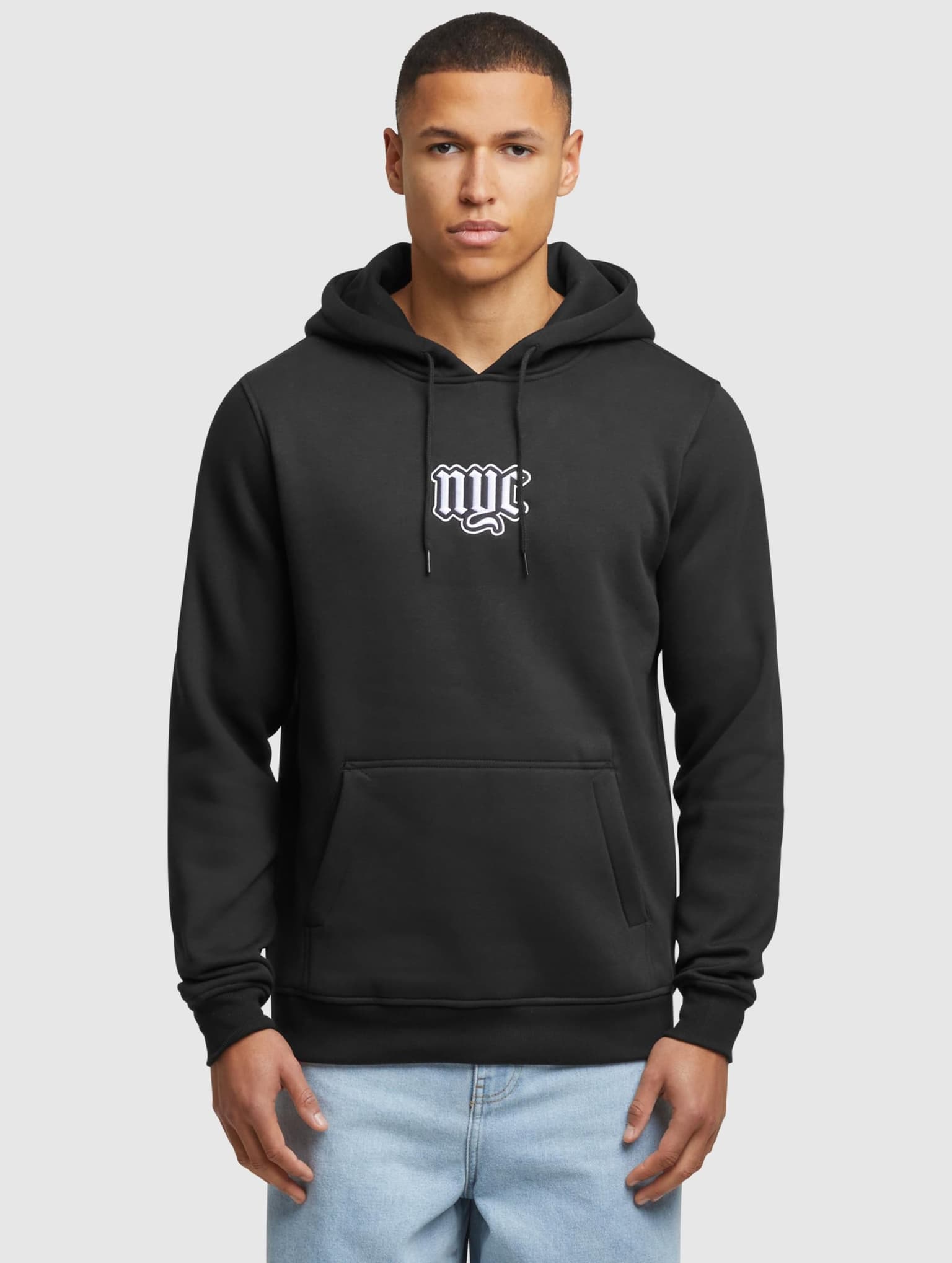 Mister Tee NYC Old English Wording Patch Hoody – Bild 3
