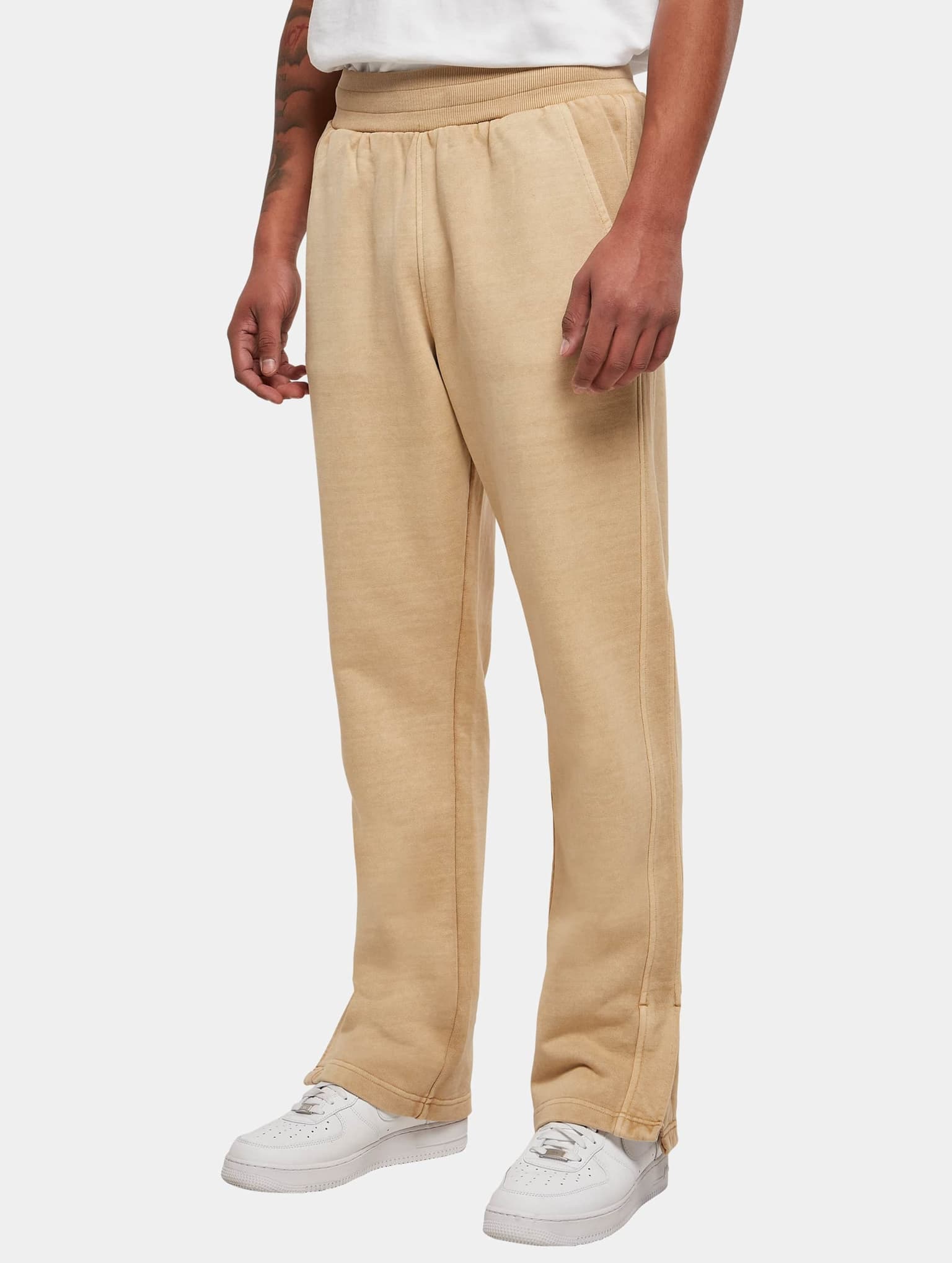 Urban Classics Heavy Terry Garment Dye Slit Sweatpants – Bild 3