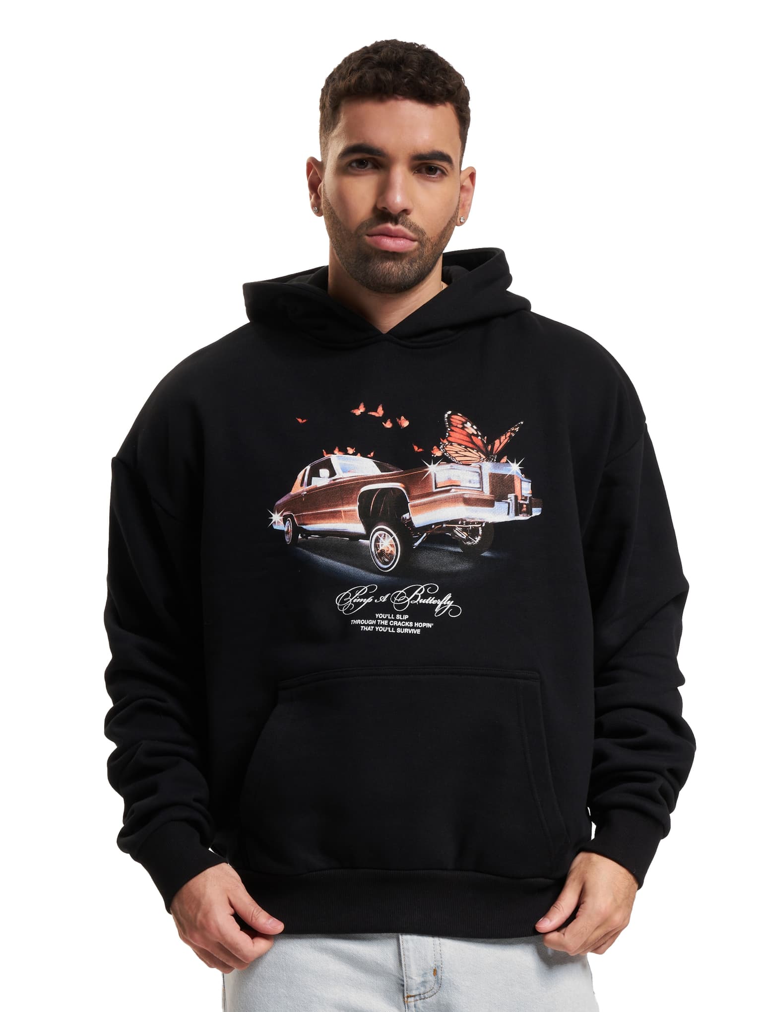 Mister Tee Upscale Pimp a Butterfly Heavy Oversize Hoody – Bild 2
