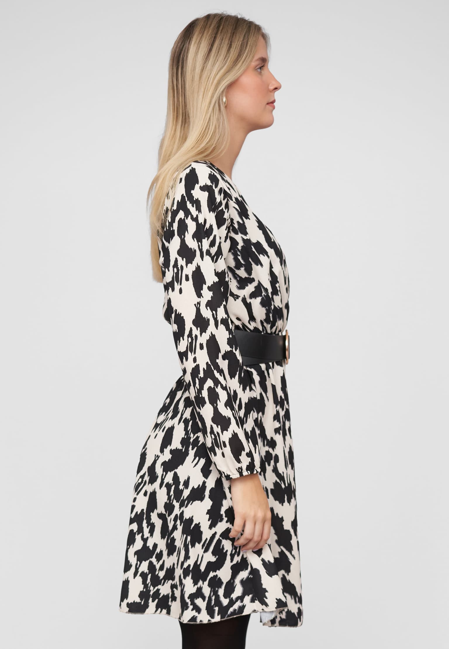 Cloud5ive Longsleeve Dress with belt – Bild 4