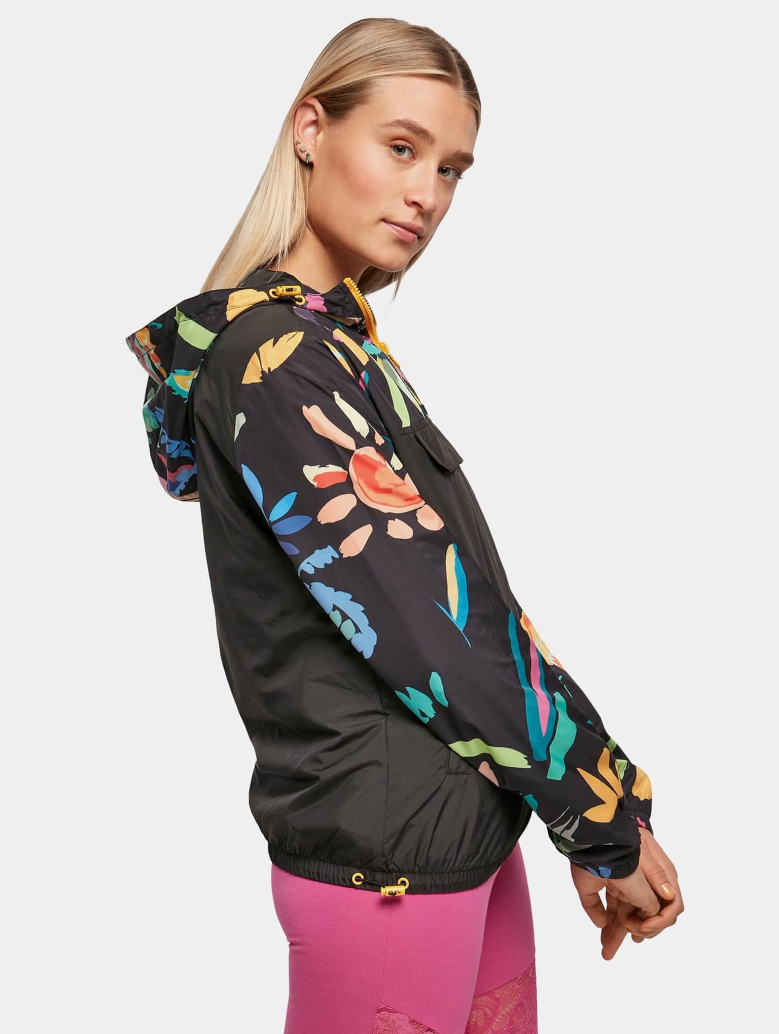 Urban Classics Ladies Mixed Pull Over Jacket – Bild 3