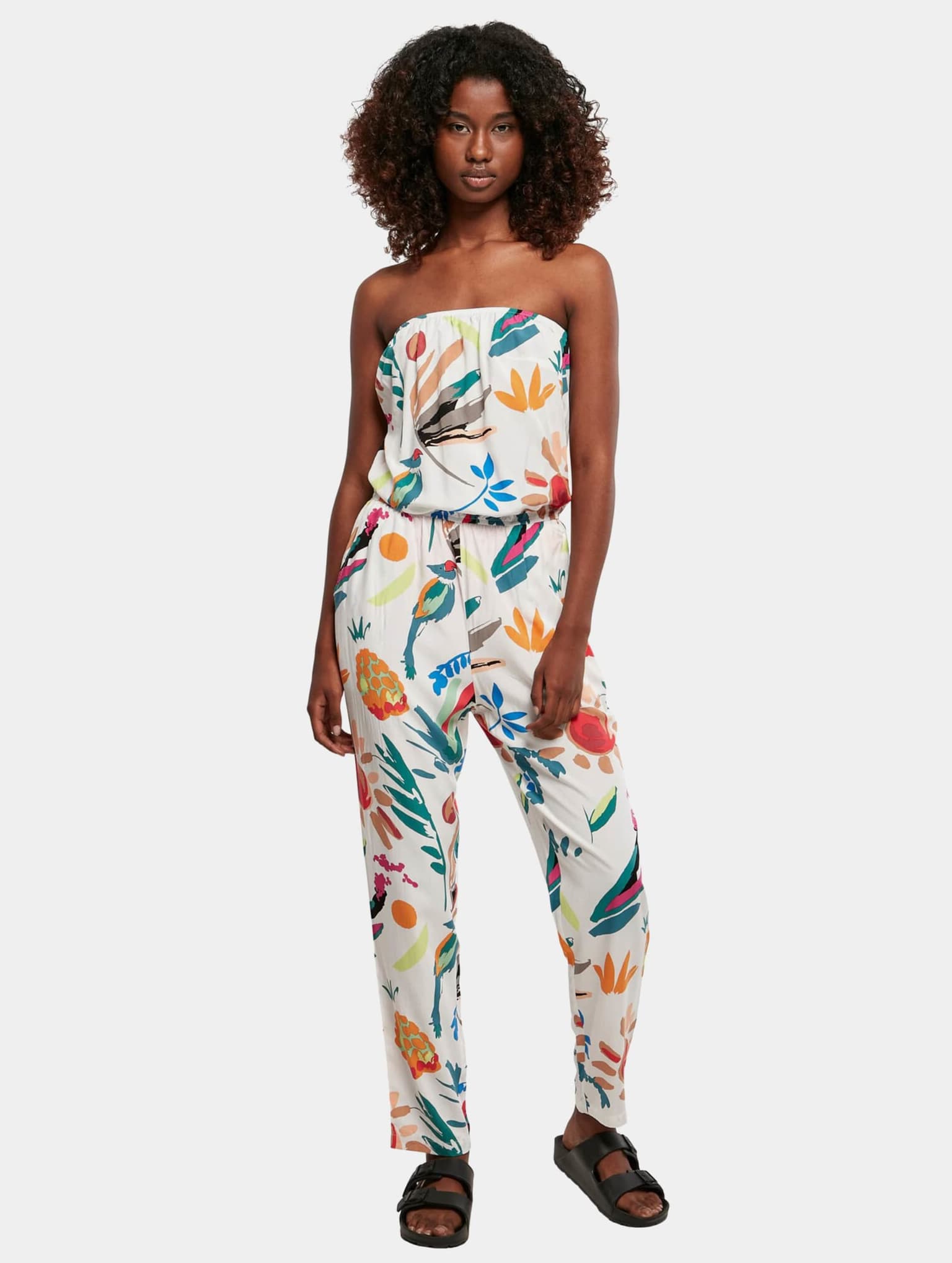 Urban Classics Ladies Viscose Bandeau Jumpsuit