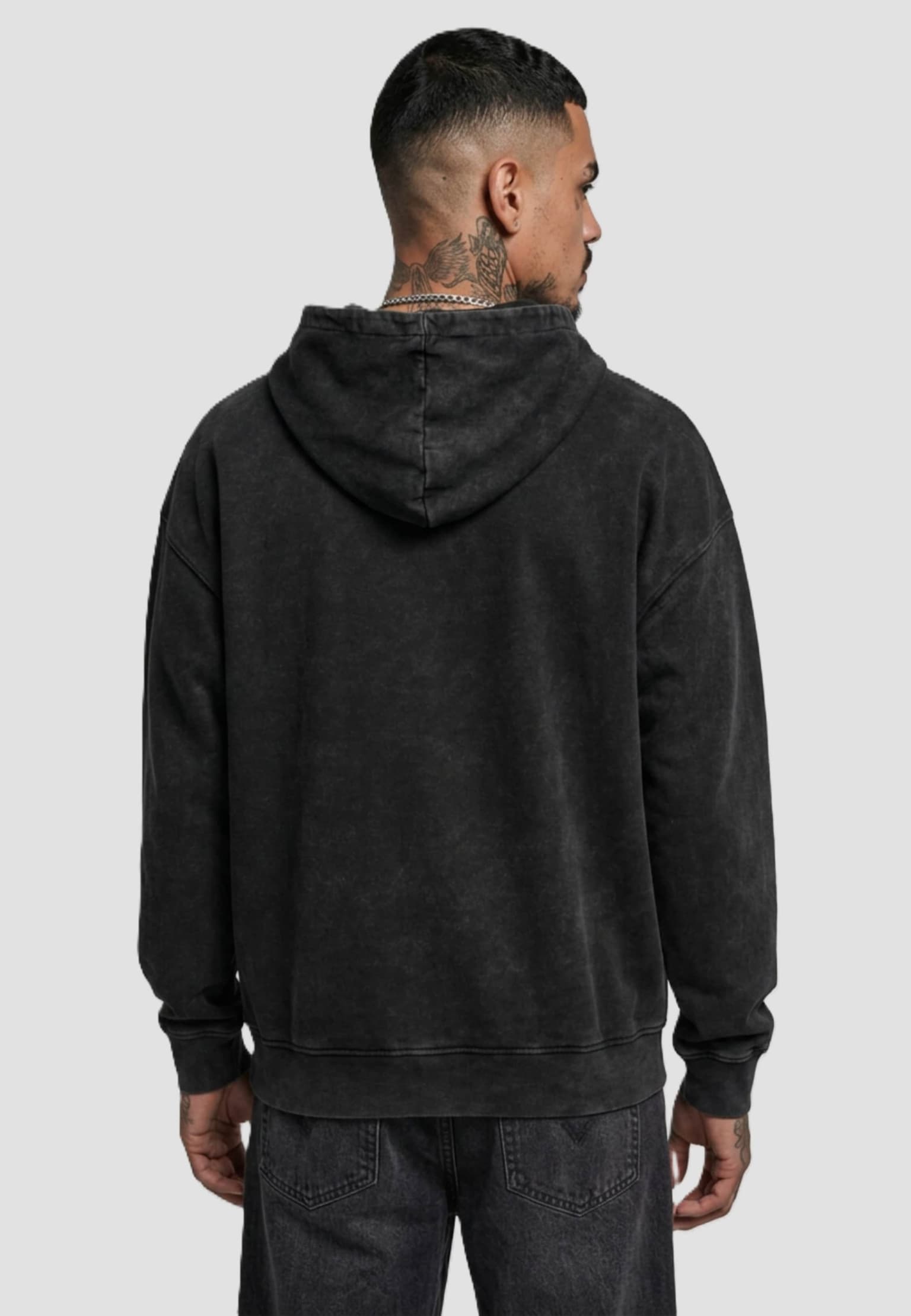 Favela Rhinestone Death Metal Hoodie – Bild 2