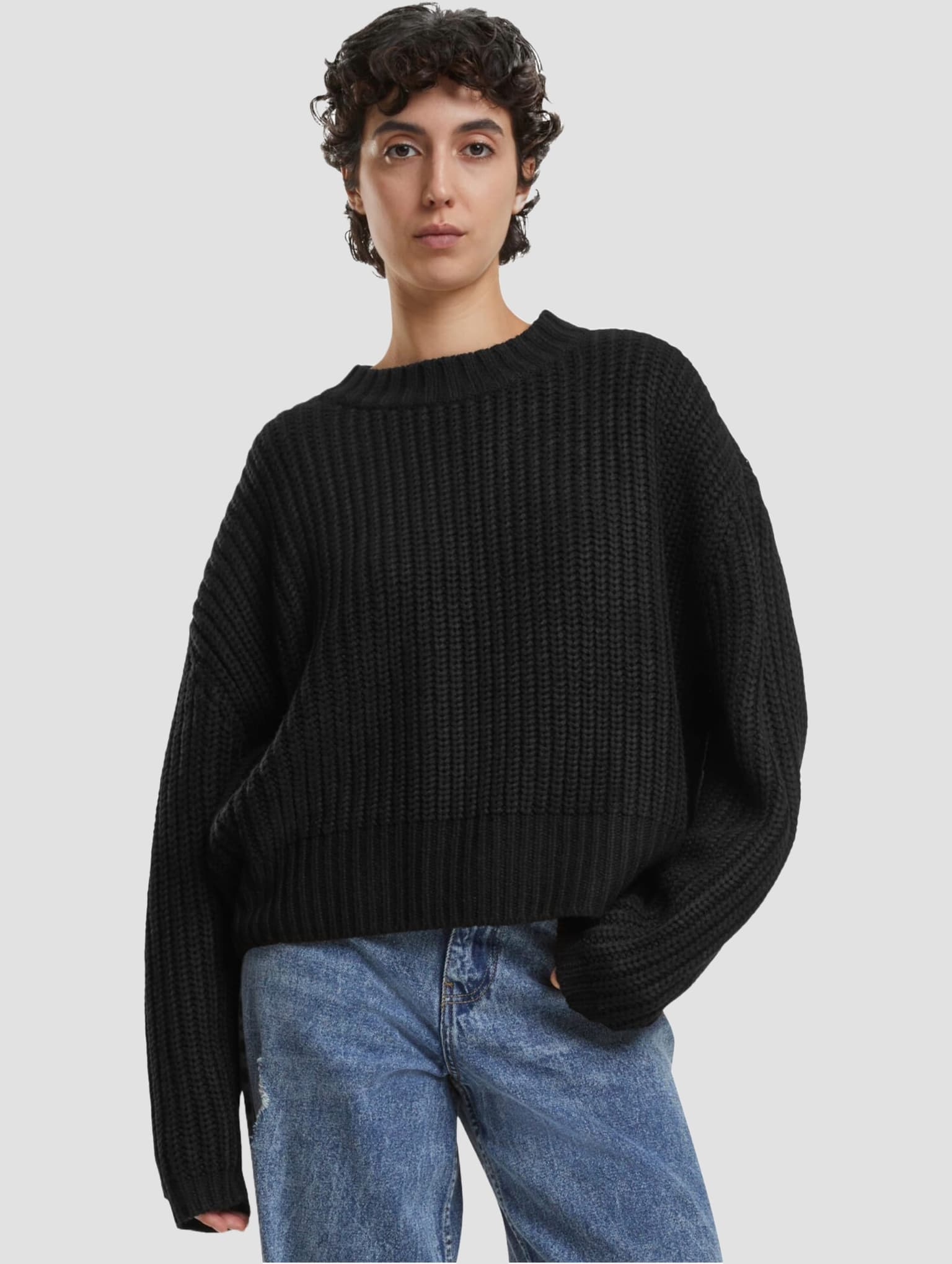 Urban Classics Ladies Wide Basic Oversized Sweater