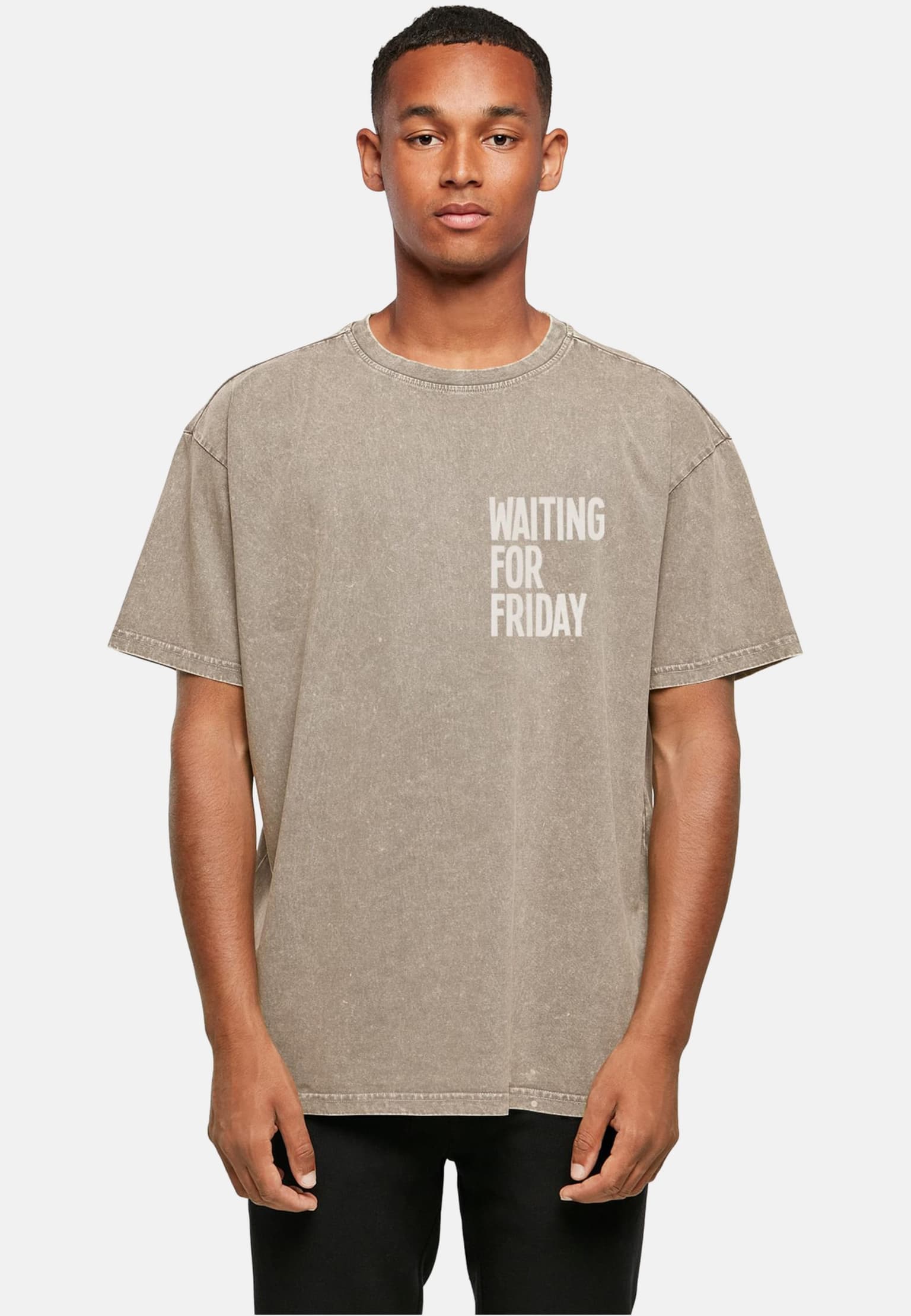 Mister Tee Waiting For Friday Acid Washed Heavy Oversize
