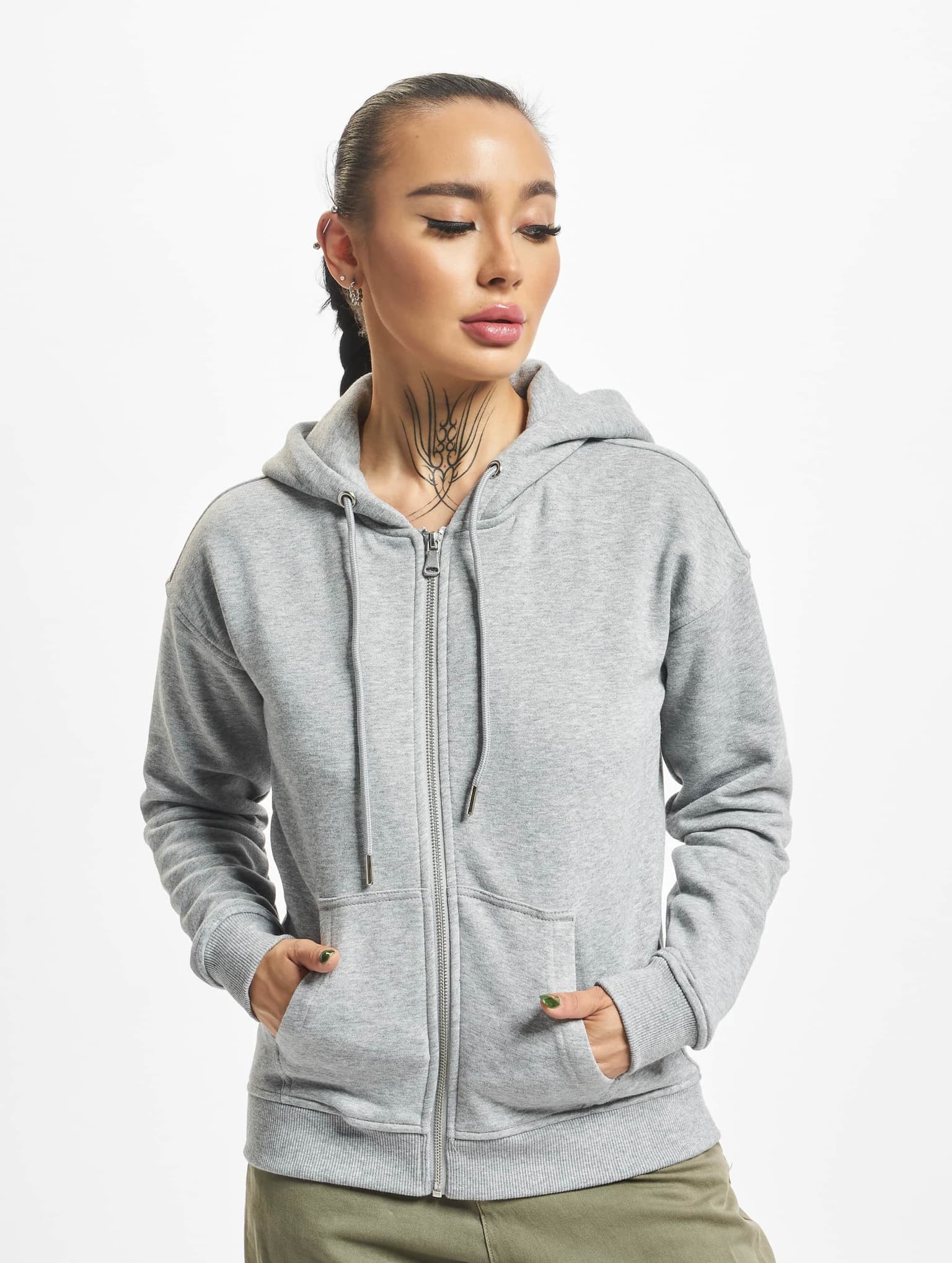Urban Classics Ladies Classic Zip Hoody – Bild 3