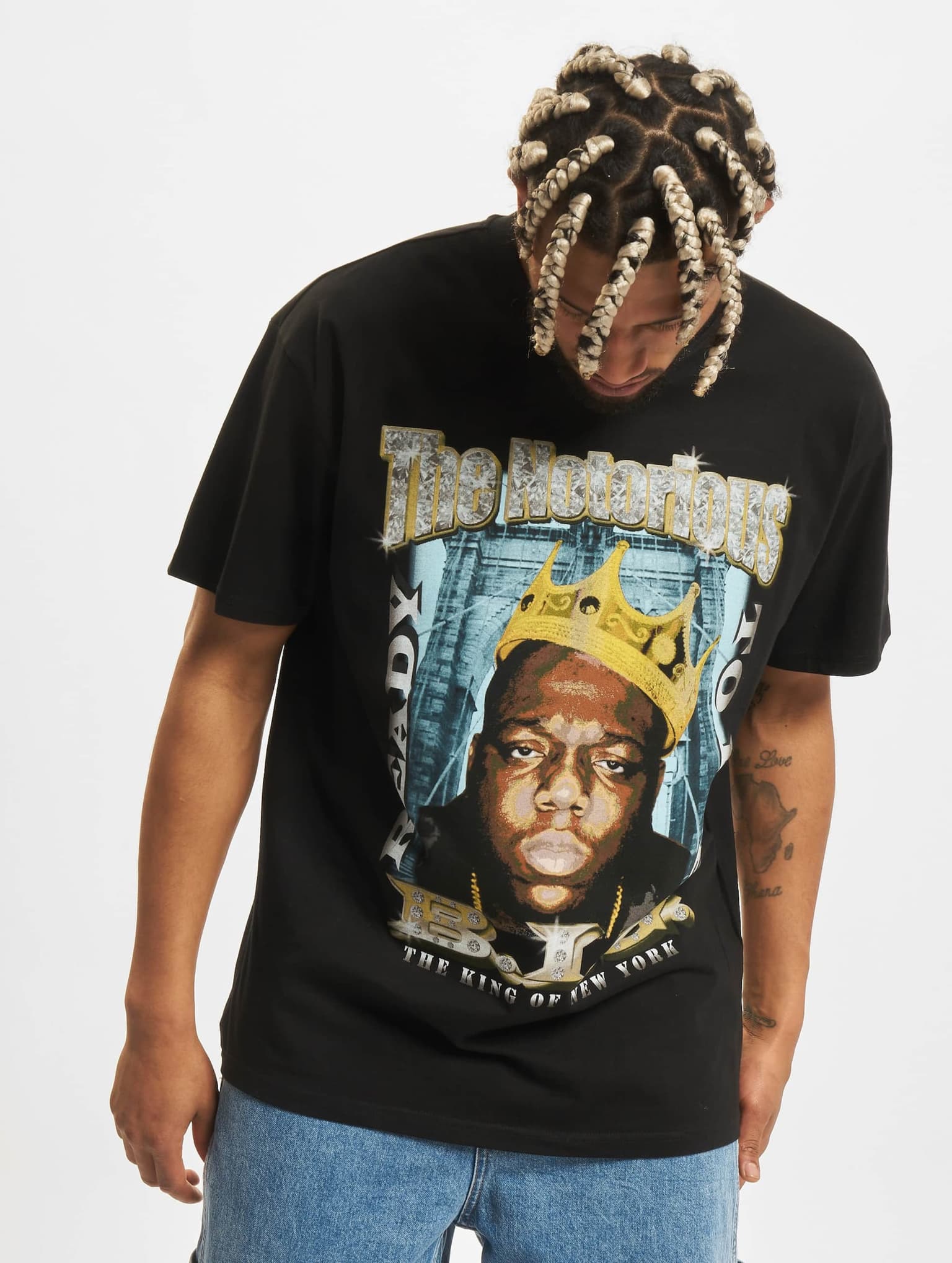 Mister Tee Upscale Biggie Crown Oversize T-Shirt
