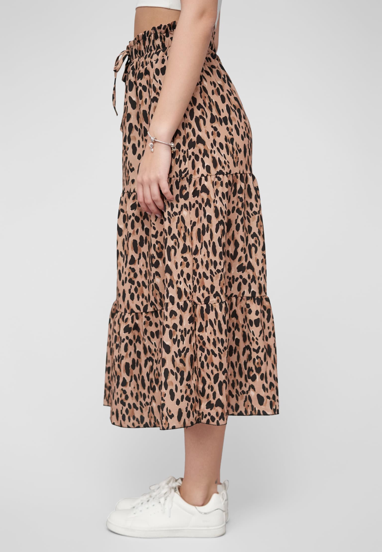 Cloud5ive Cloud 5ive Tiered Longform Skirt with AOP – Bild 3