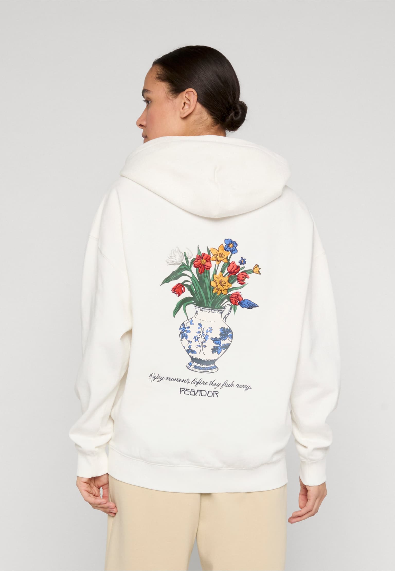 PEGADOR Modra Oversized Hoodie – Bild 2