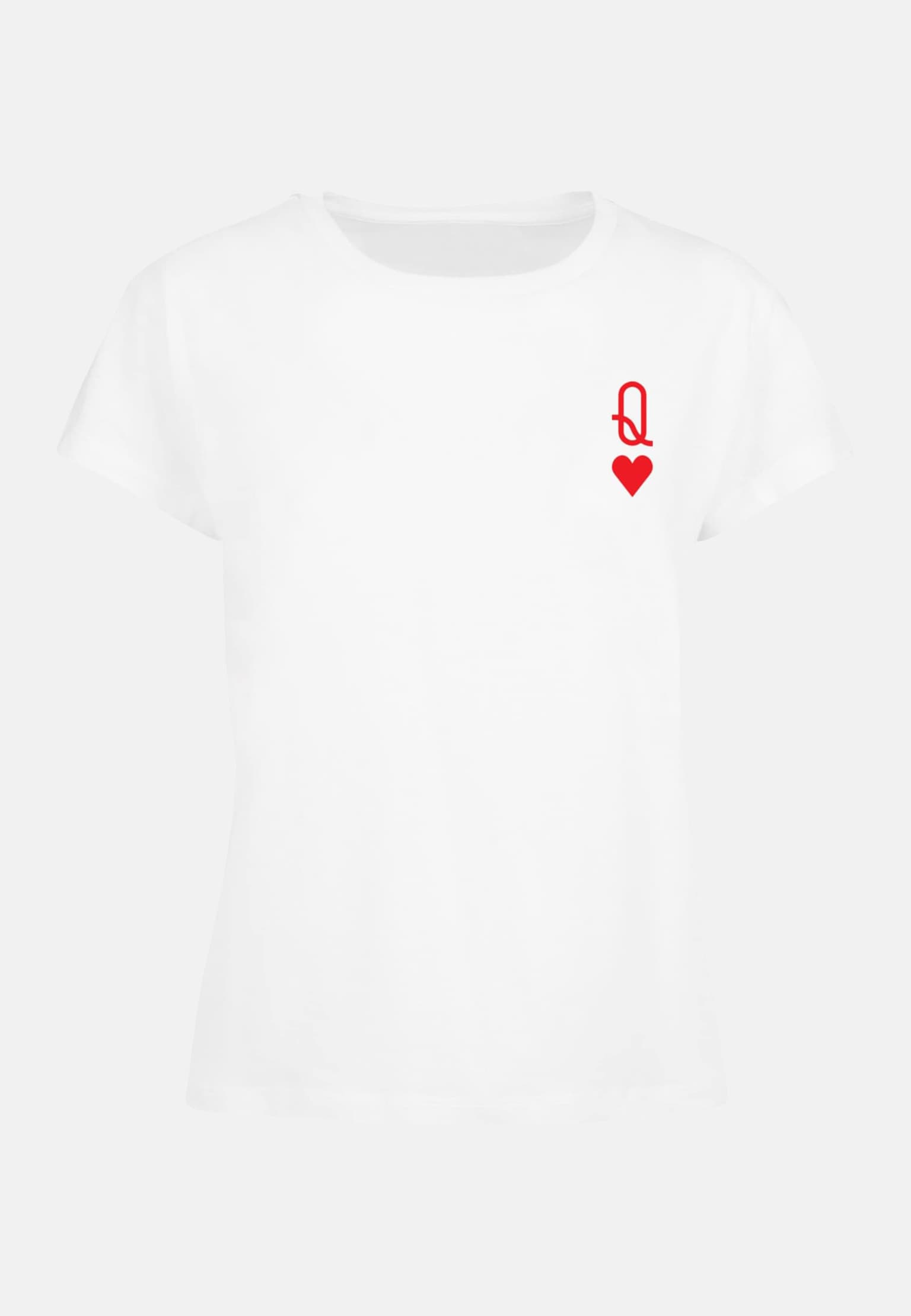 Merchcode Ladies Hugs & Love - Queen of Hearts Box Tee – Bild 3