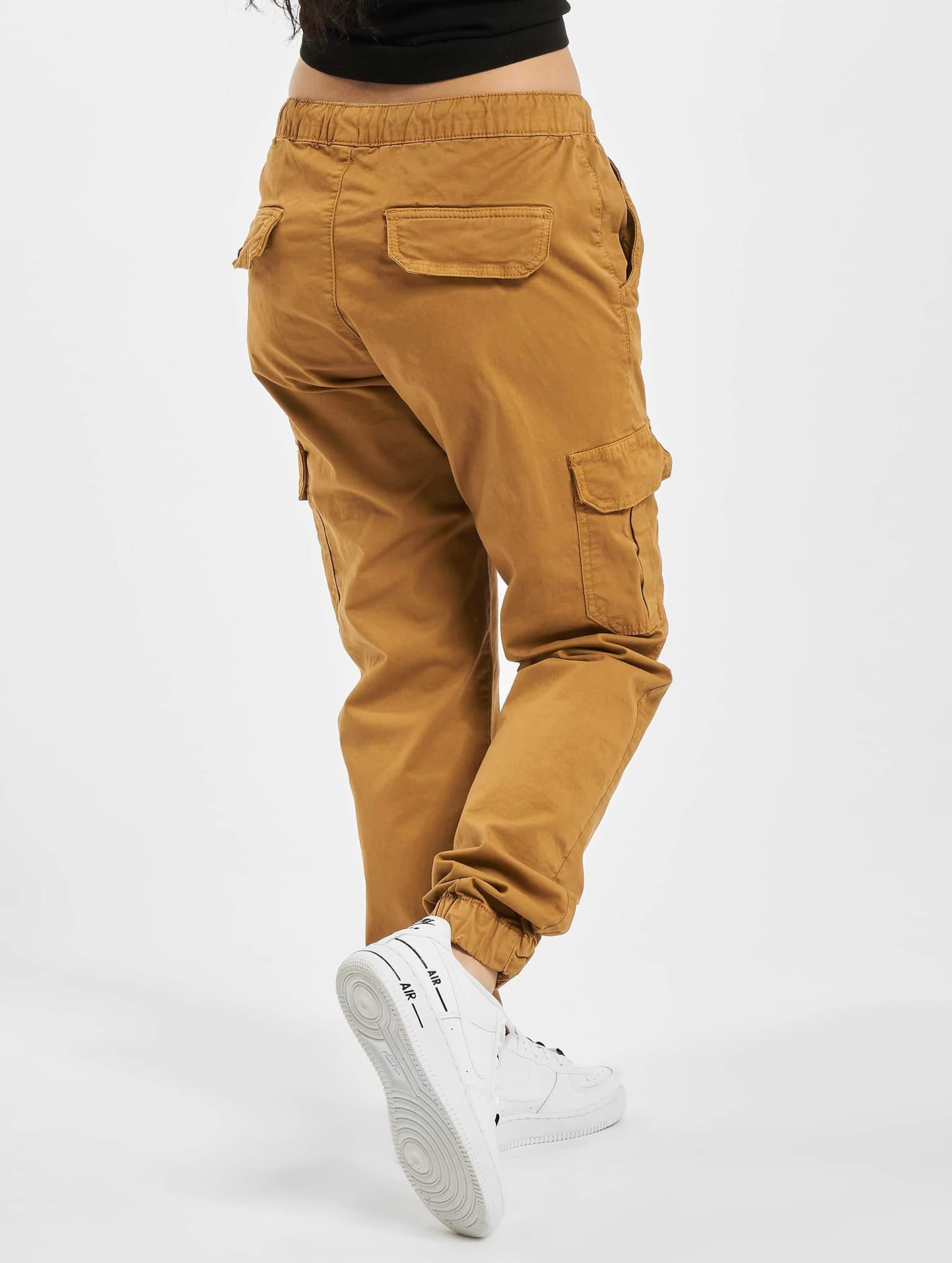 Urban Classics Ladies High Waist Cargo Jogging Pants – Bild 2