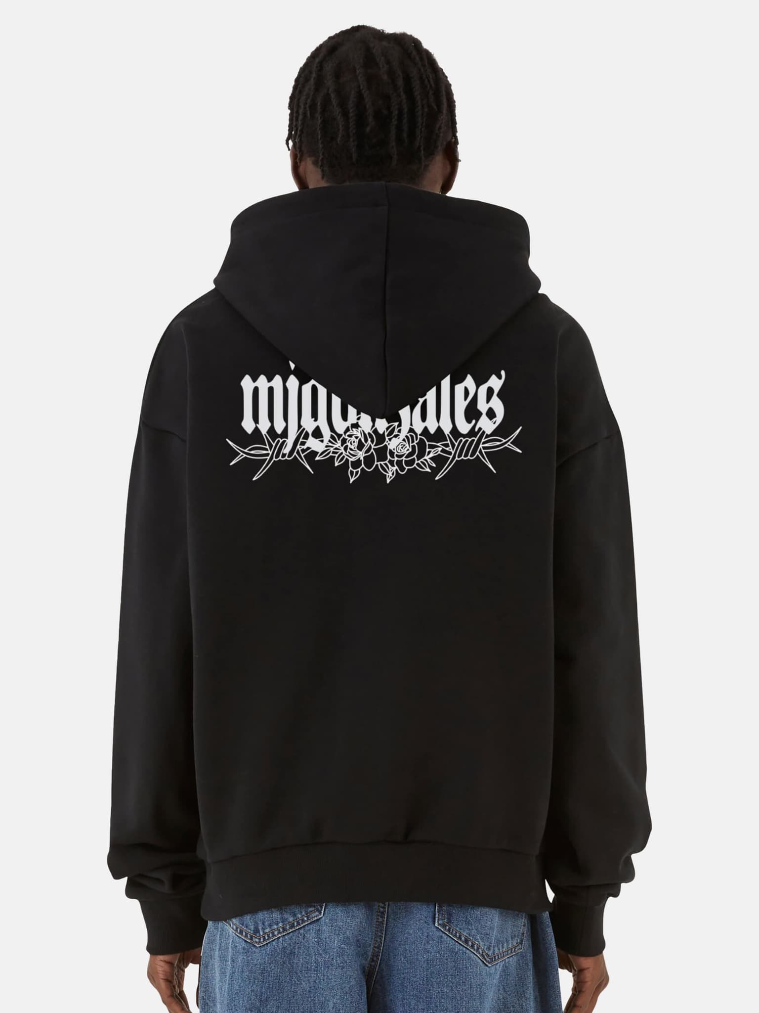 MJ Gonzales Barbed Bloom Heavy Oversized Hoodie – Bild 2