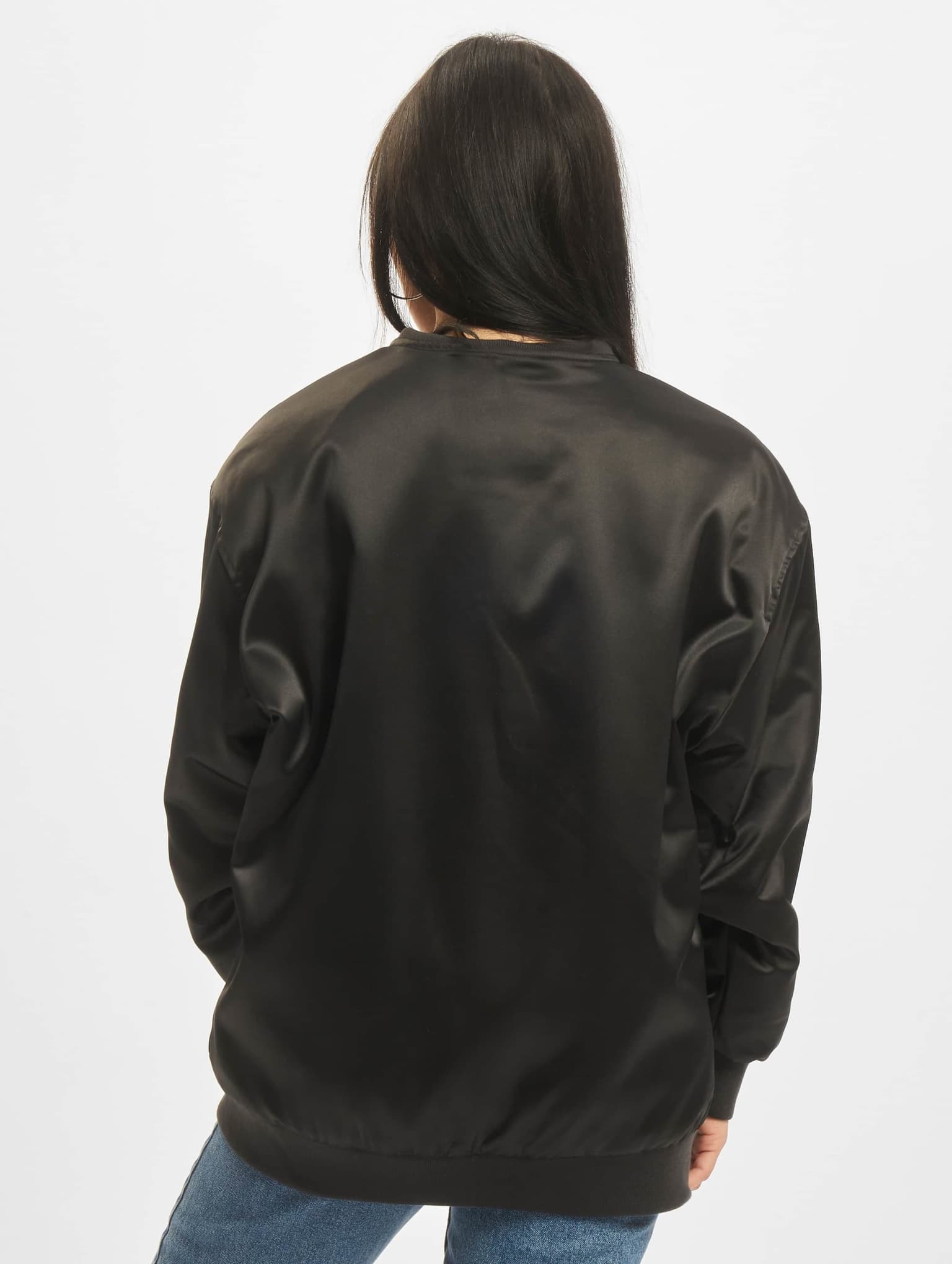Urban Classics Ladies Oversized Satin Bomber Jacket – Bild 2