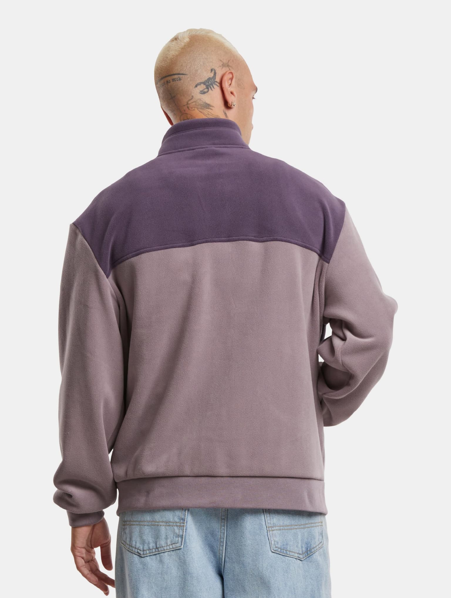 Urban Classics Colour Block Polar Fleece Übergangsjacke – Bild 2