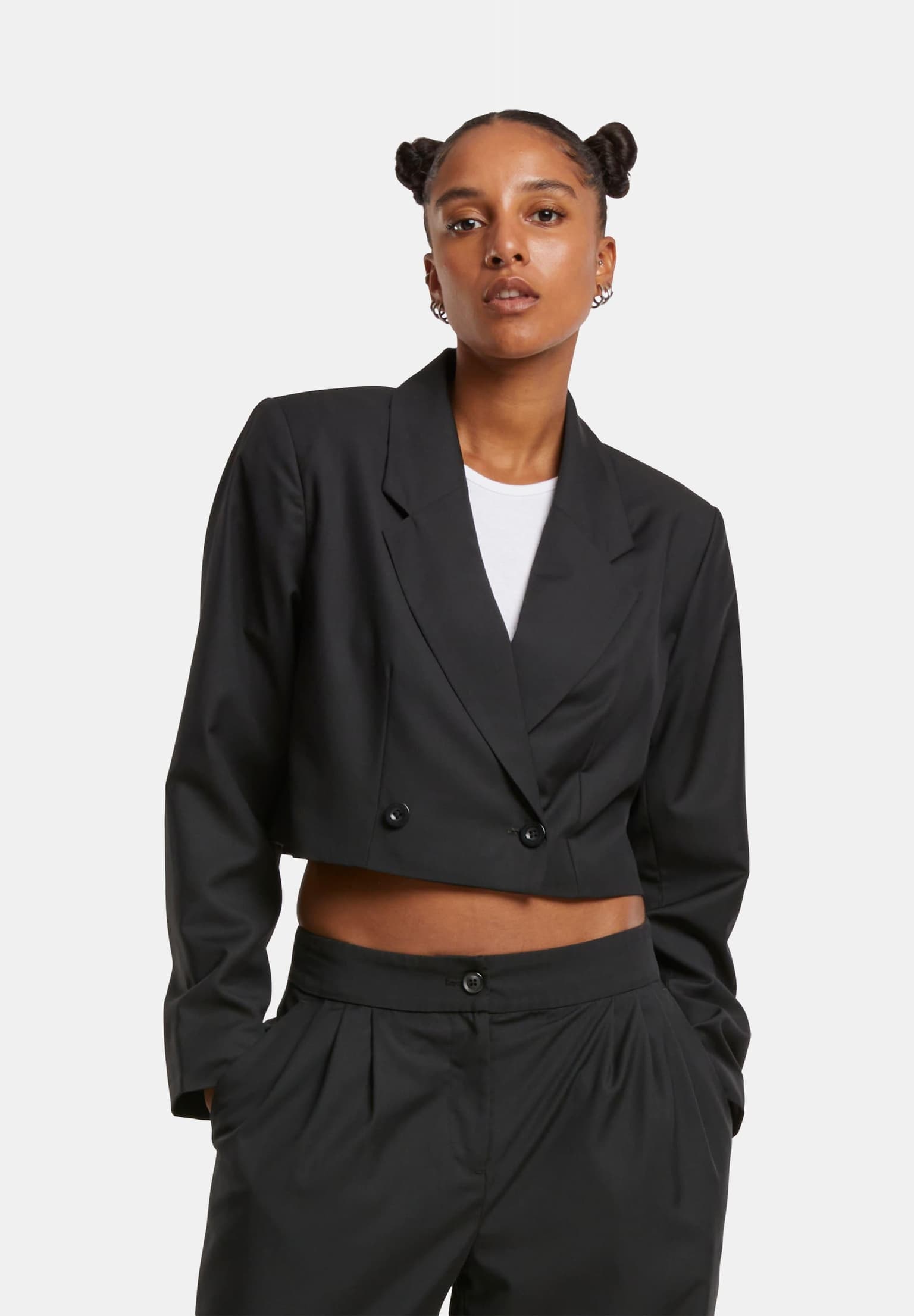 Urban Classics Ladies Cropped Blazer