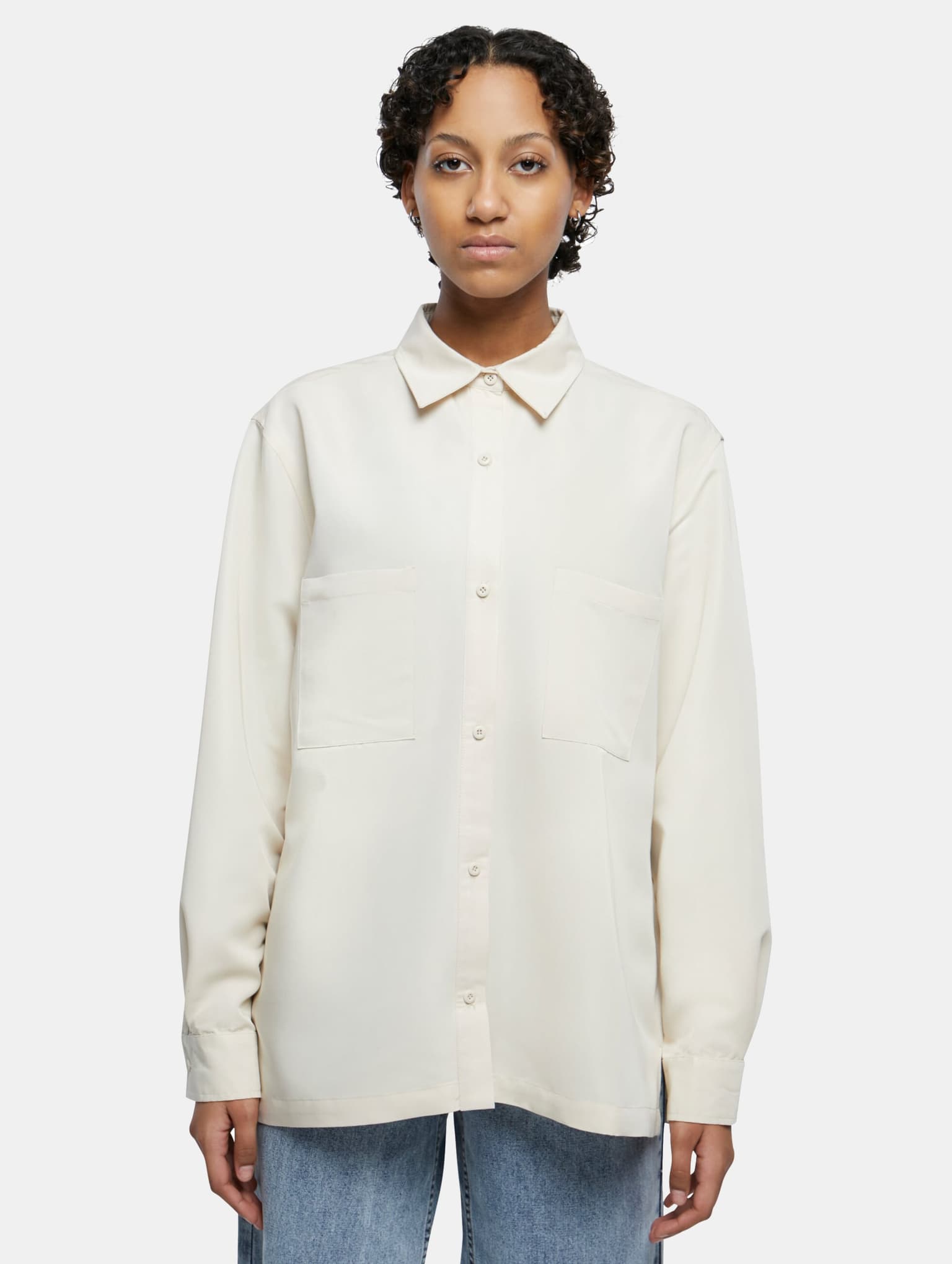 Urban Classics Ladies Oversized Twill Shirt – Bild 3