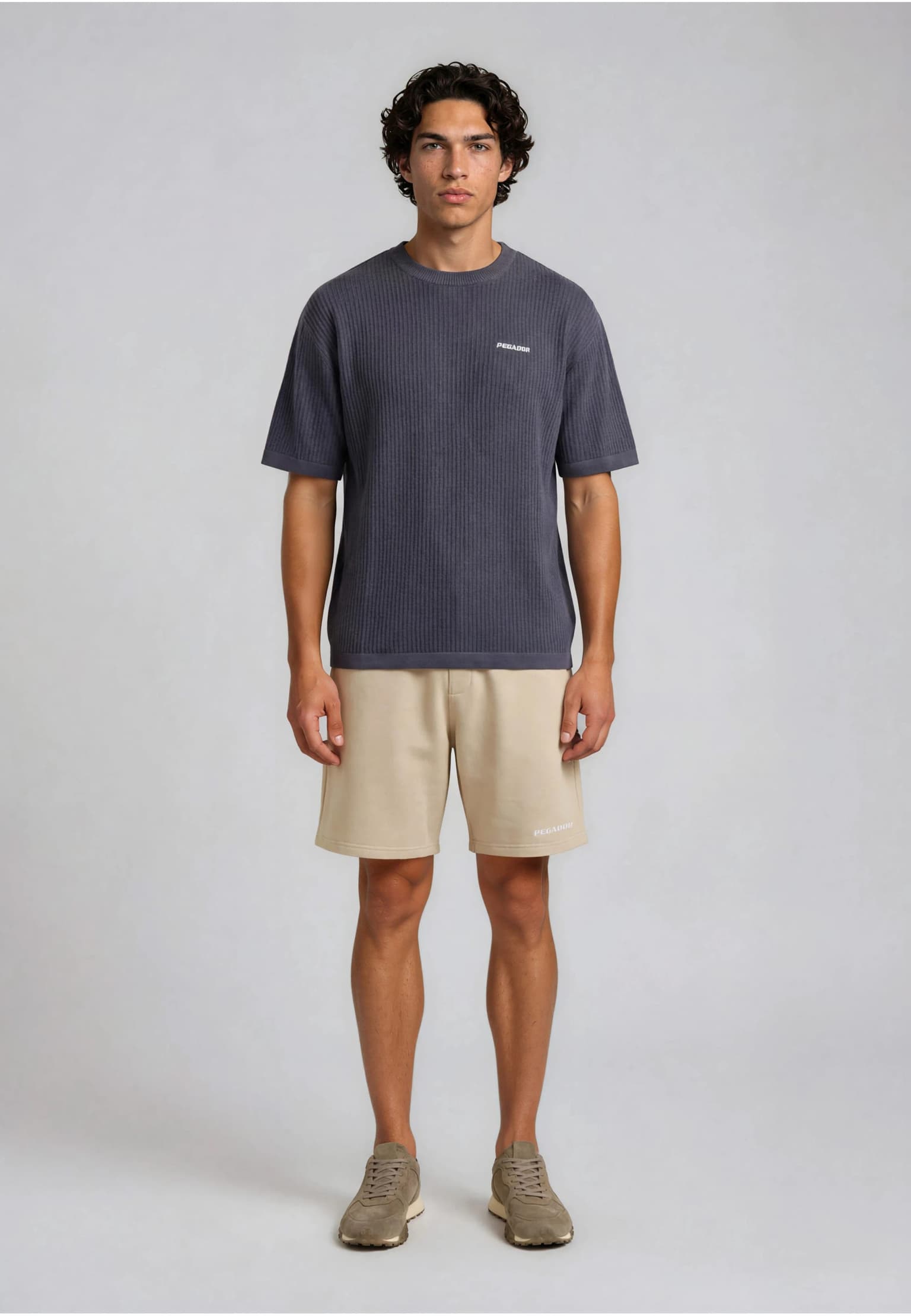 PEGADOR Ston Structured Knit Tee – Bild 3