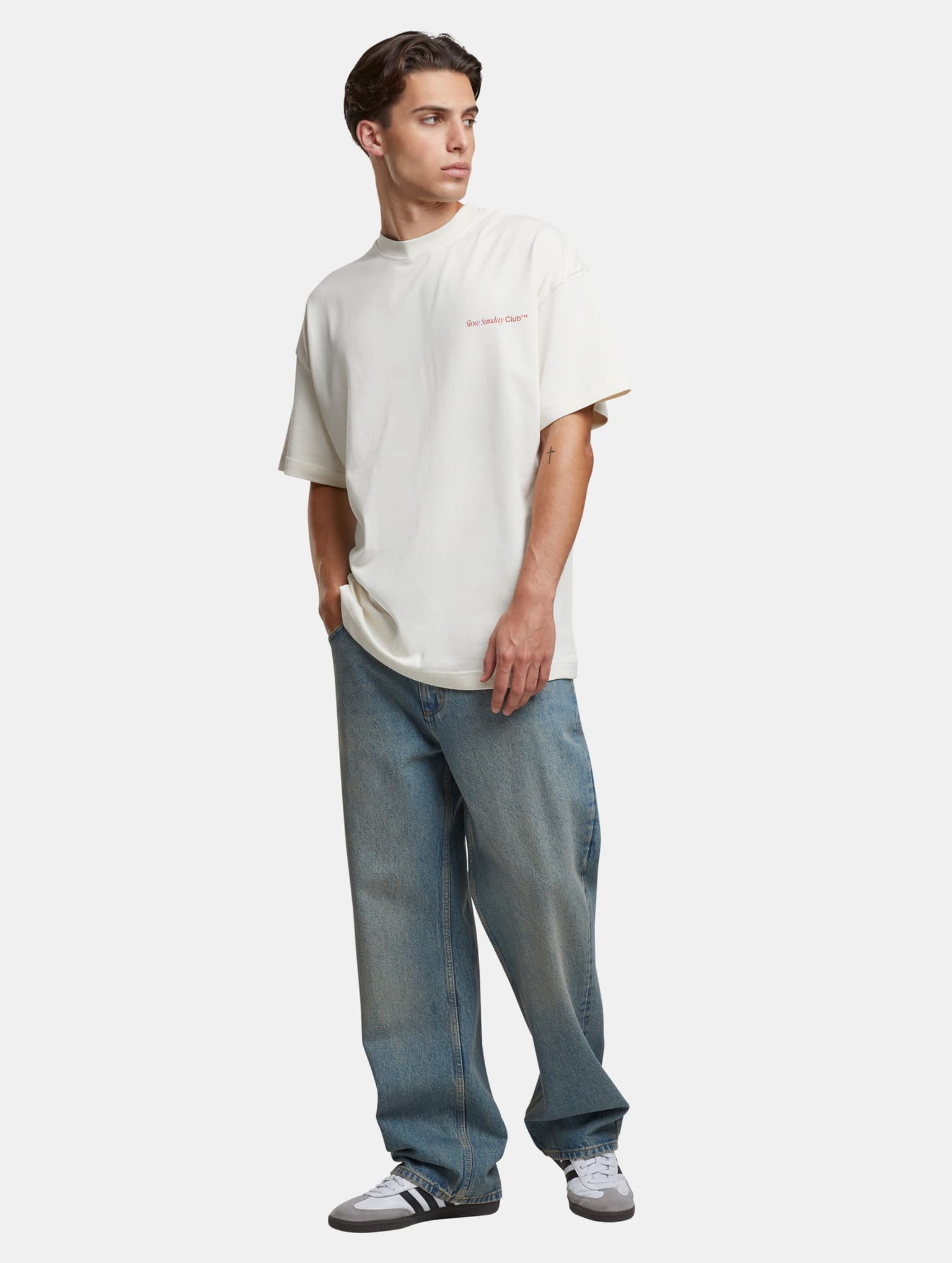 Another Cotton Lab Slow Sunday Coffe Club Oversize T-Shirt – Bild 4
