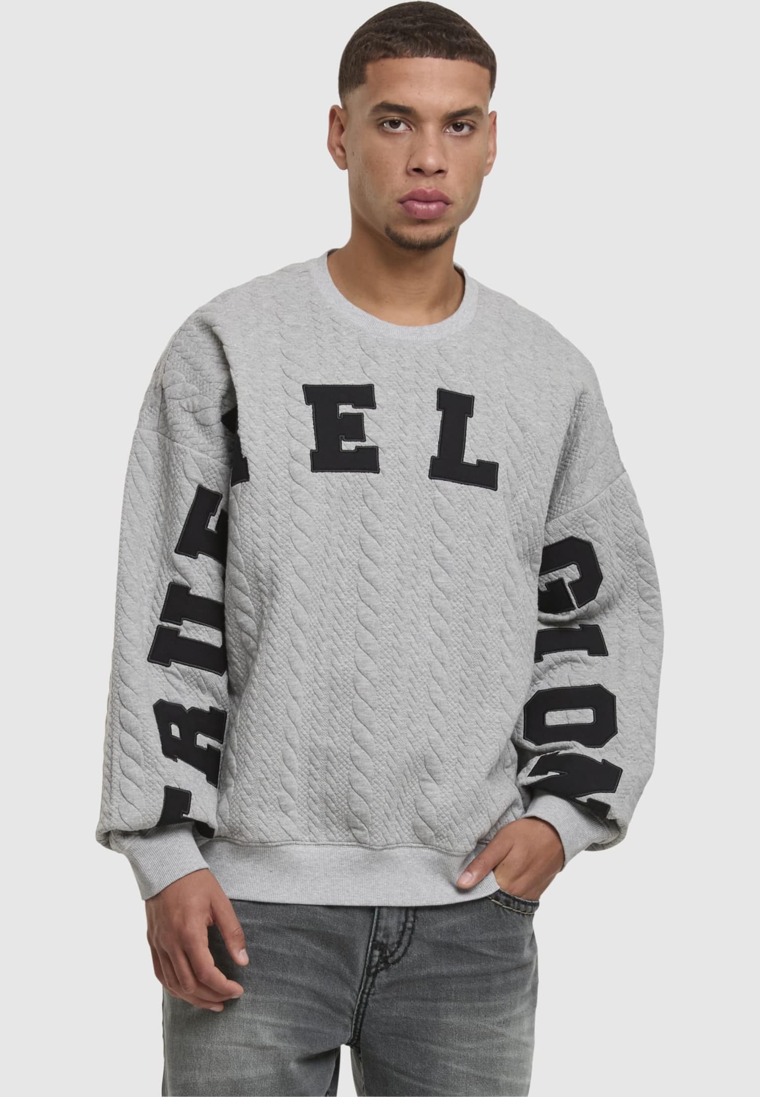 True Religion FLEECE APPLIQUE SWATSHIRT