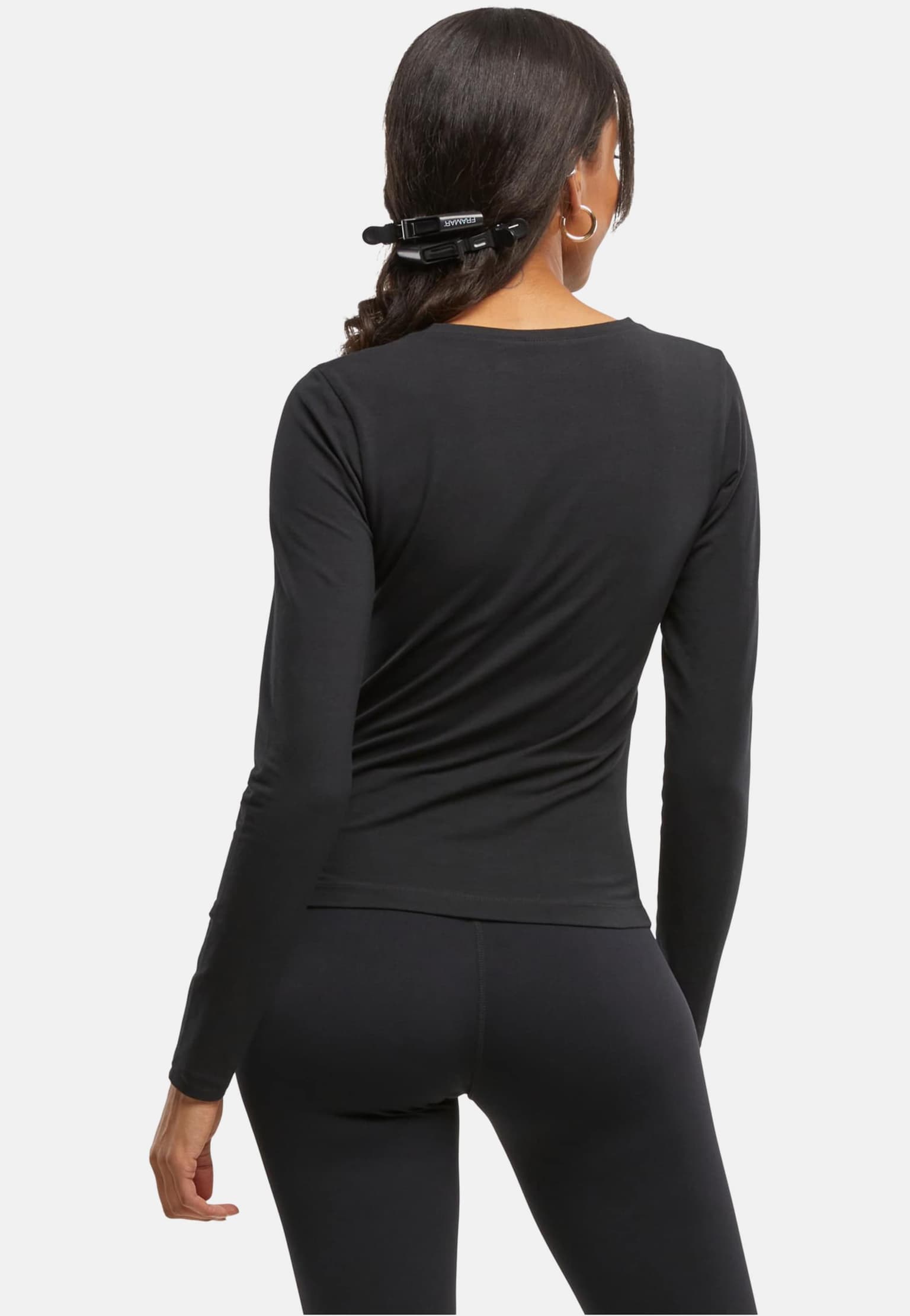 Urban Classics Ladies Basic Super Slim Longsleeve – Bild 2