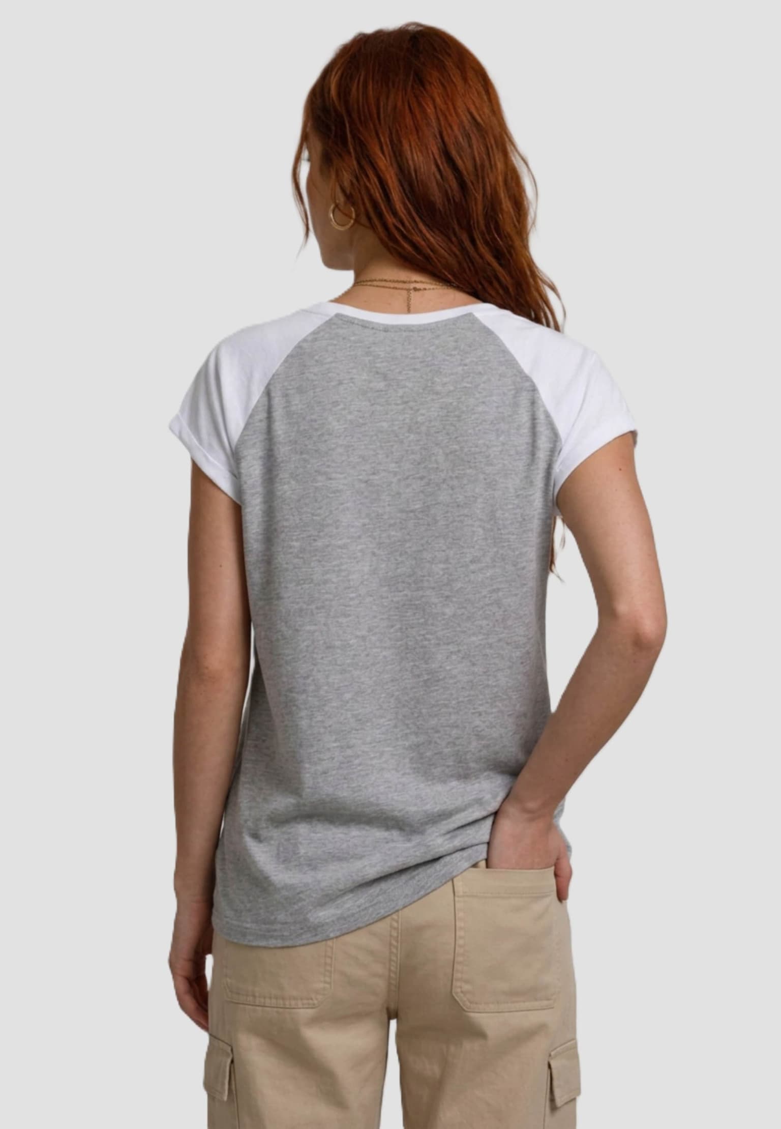 Urban Classics Ladies Contrast Raglan Tee – Bild 2
