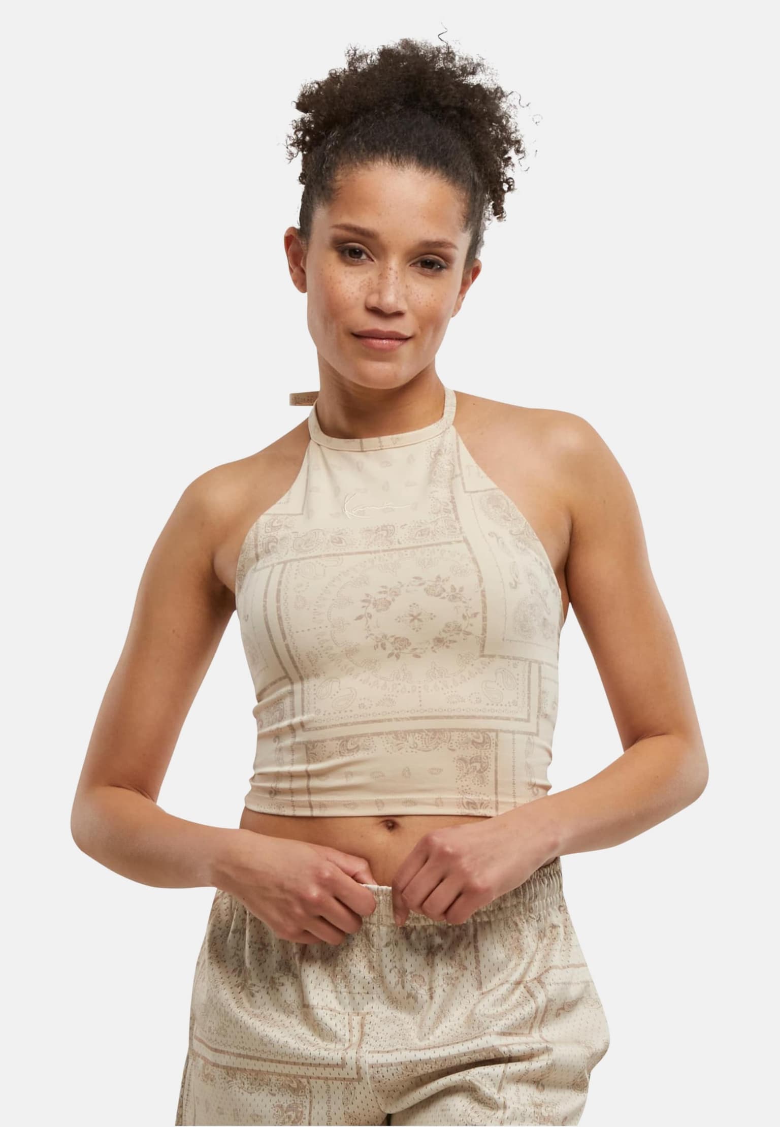 Karl Kani Signature Paisley Neckholder Top