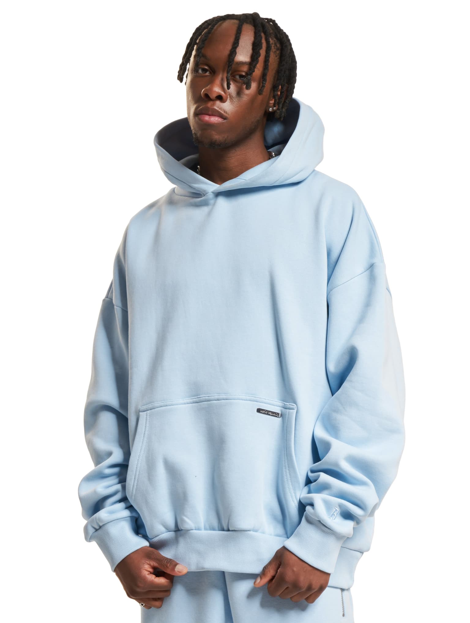 Bazix Republiq Super Heavy Blank Hoodie – Bild 3