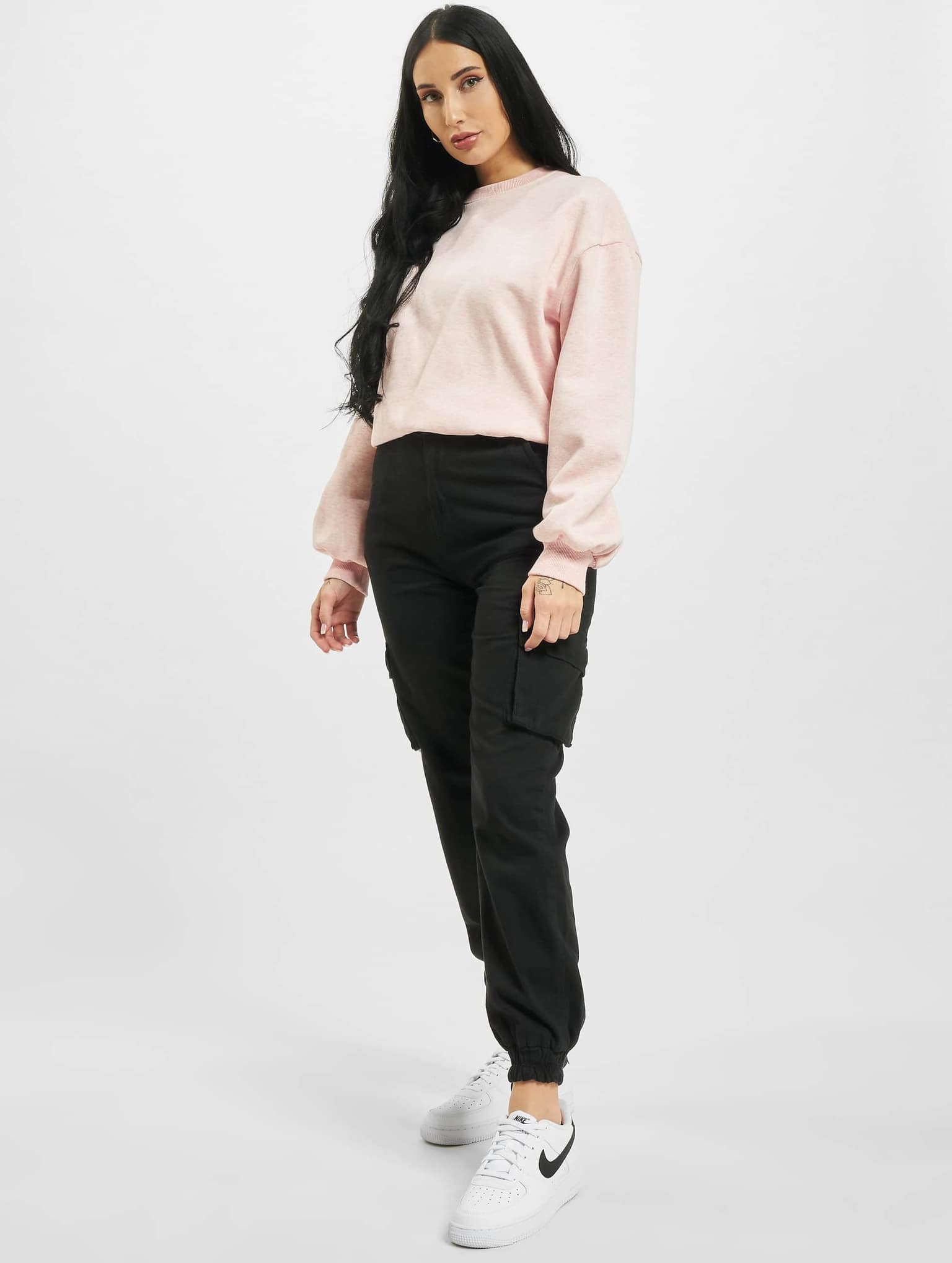 Urban Classics Ladies Oversized Color Melange Crewneck – Bild 4