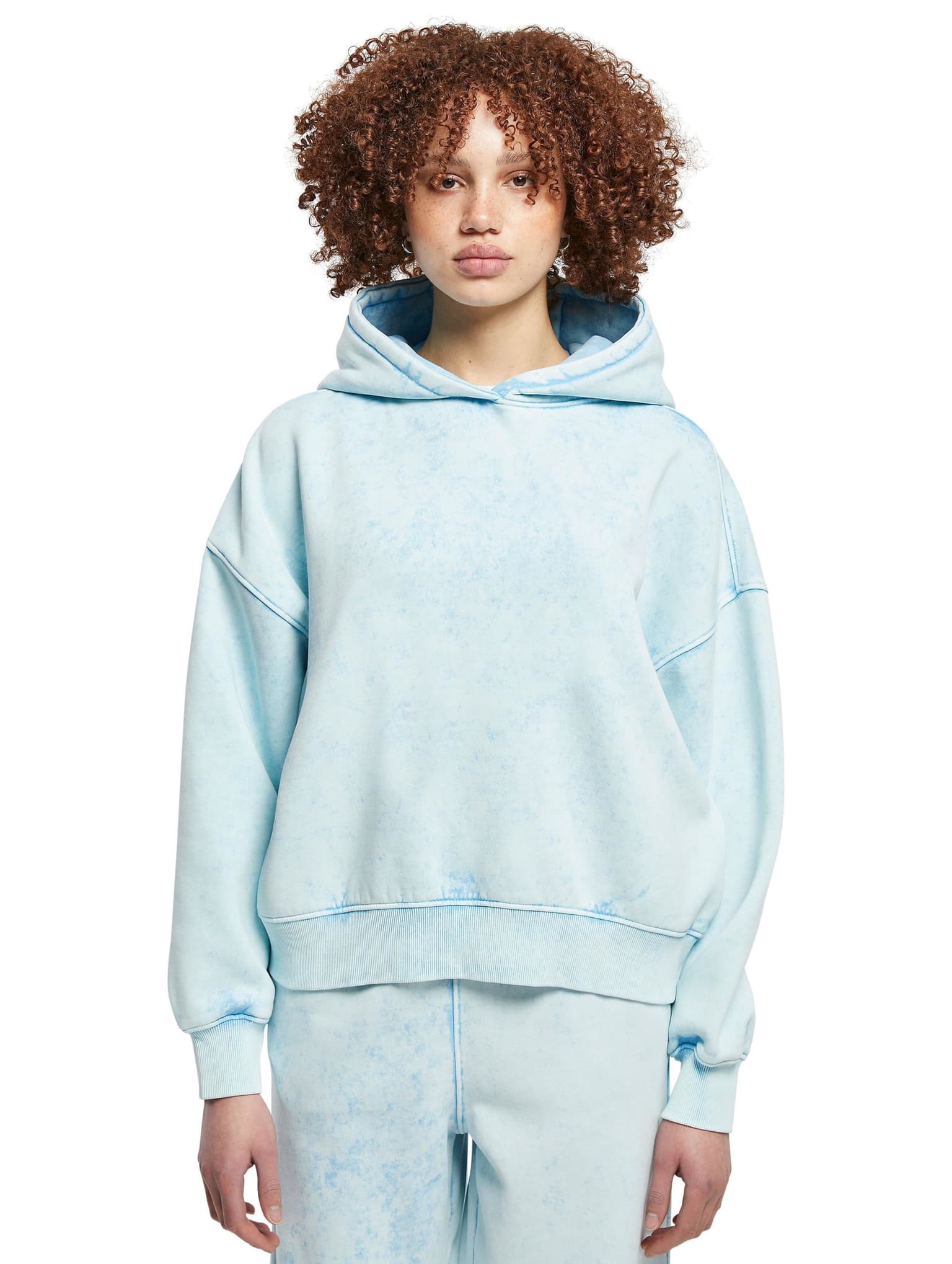 Urban Classics Ladies Oversized Towel Washed Hoody – Bild 4
