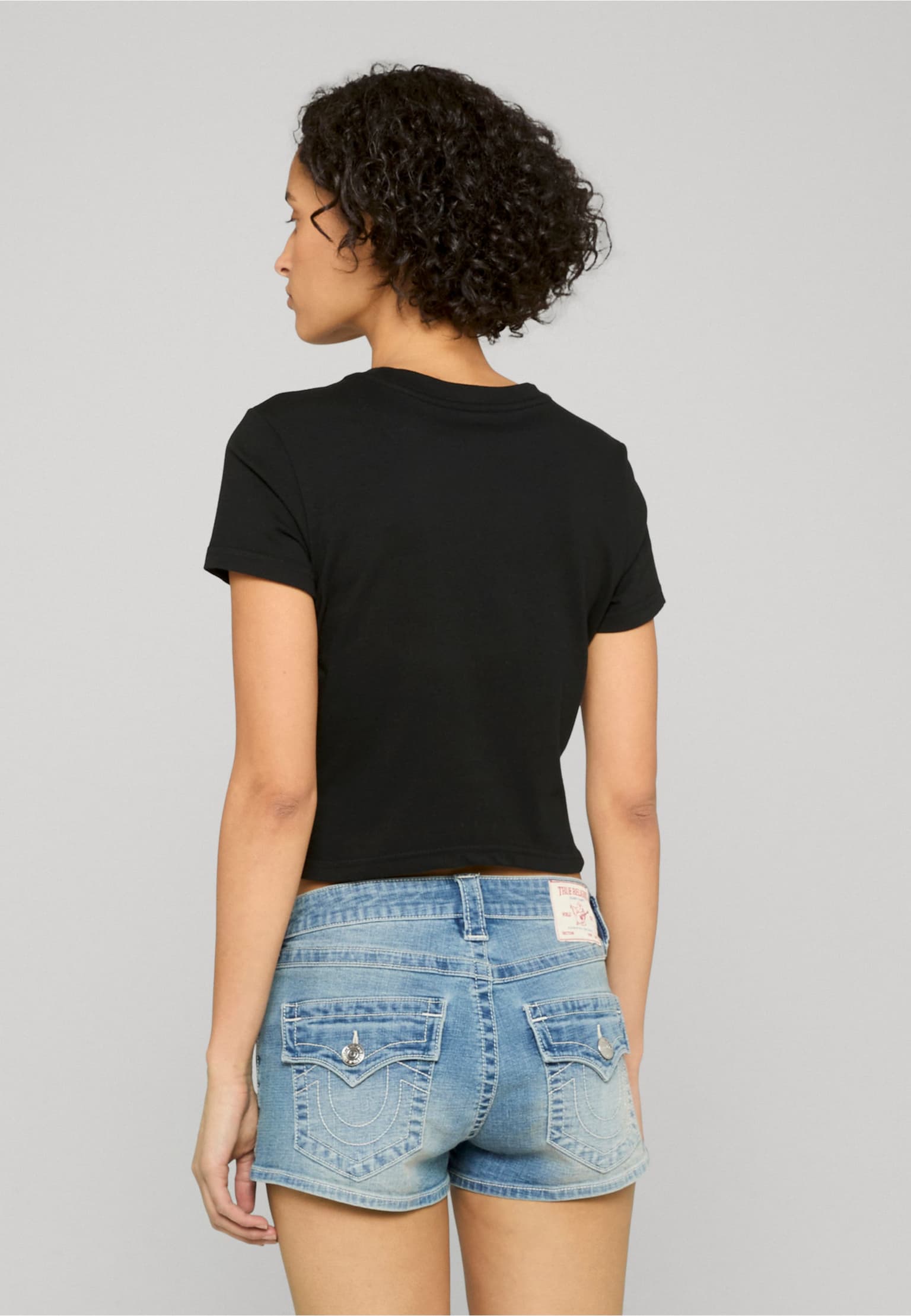 True Religion CRYSTAL SNAKE SS BBY TEE – Bild 2