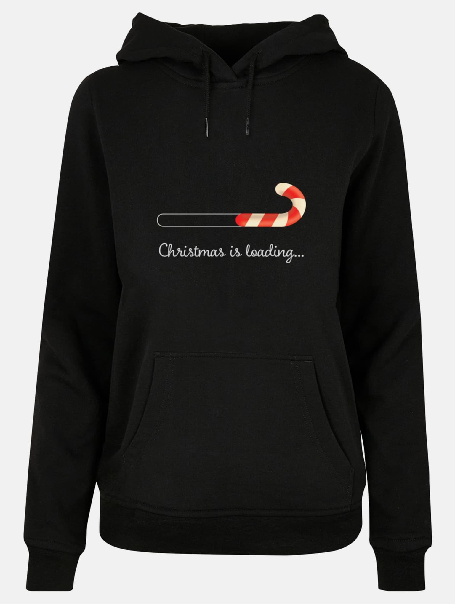 Merchcode POD Ladies Christmas Loading Basic Hoody – Bild 3