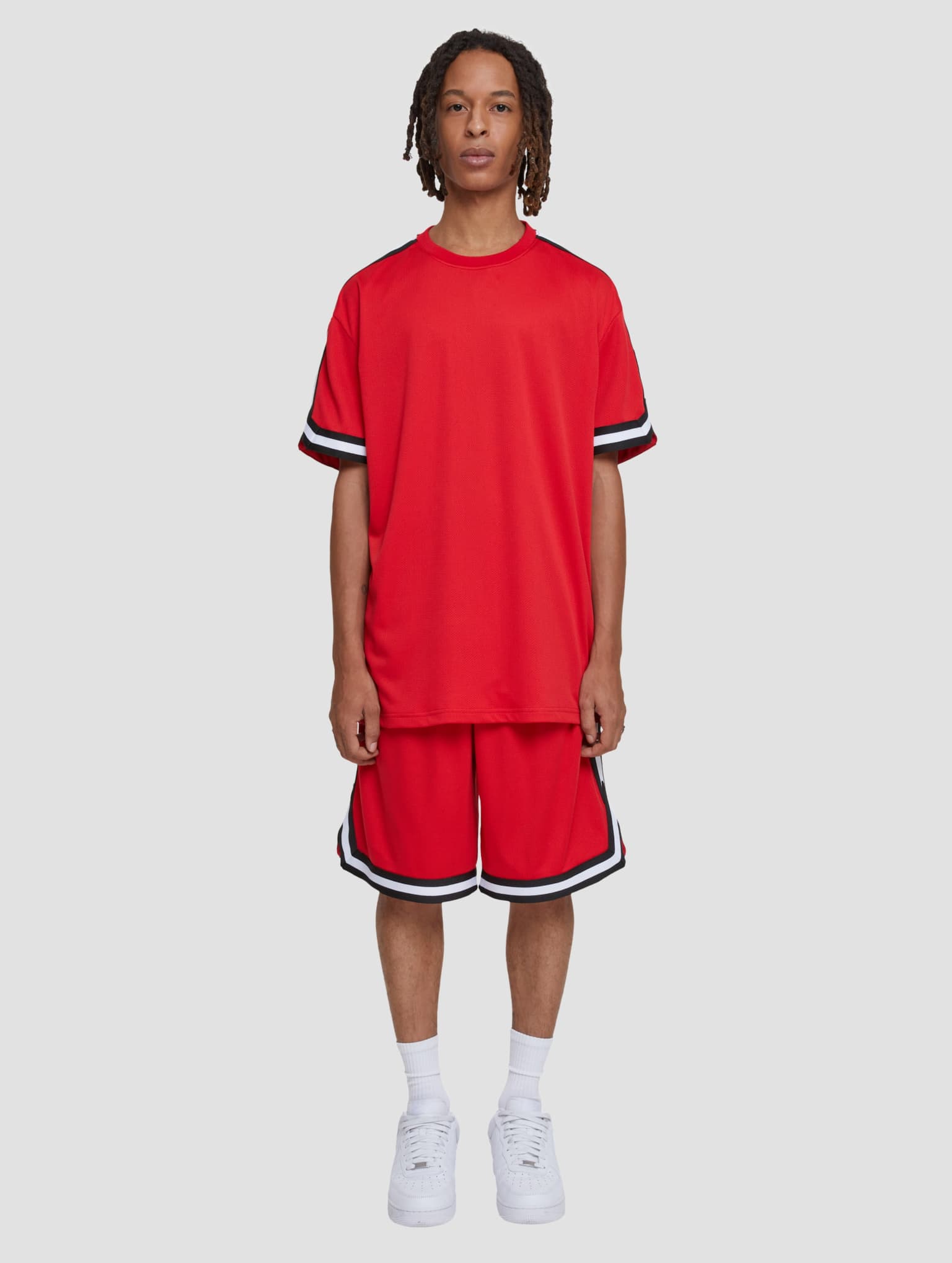 Urban Classics Stripes Mesh Short – Bild 3
