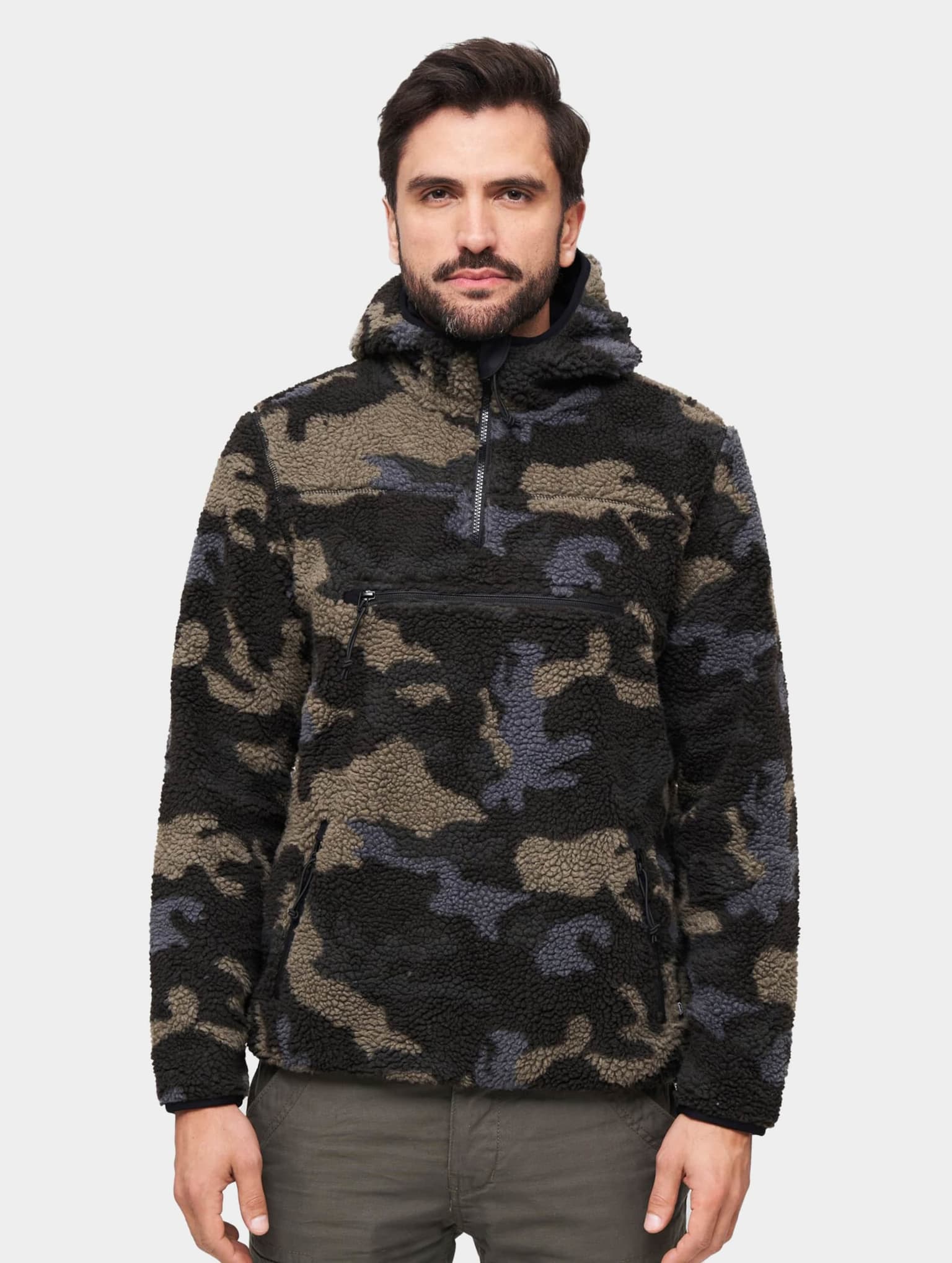 Brandit Teddyfleece Worker Pullover Jacket – Bild 3