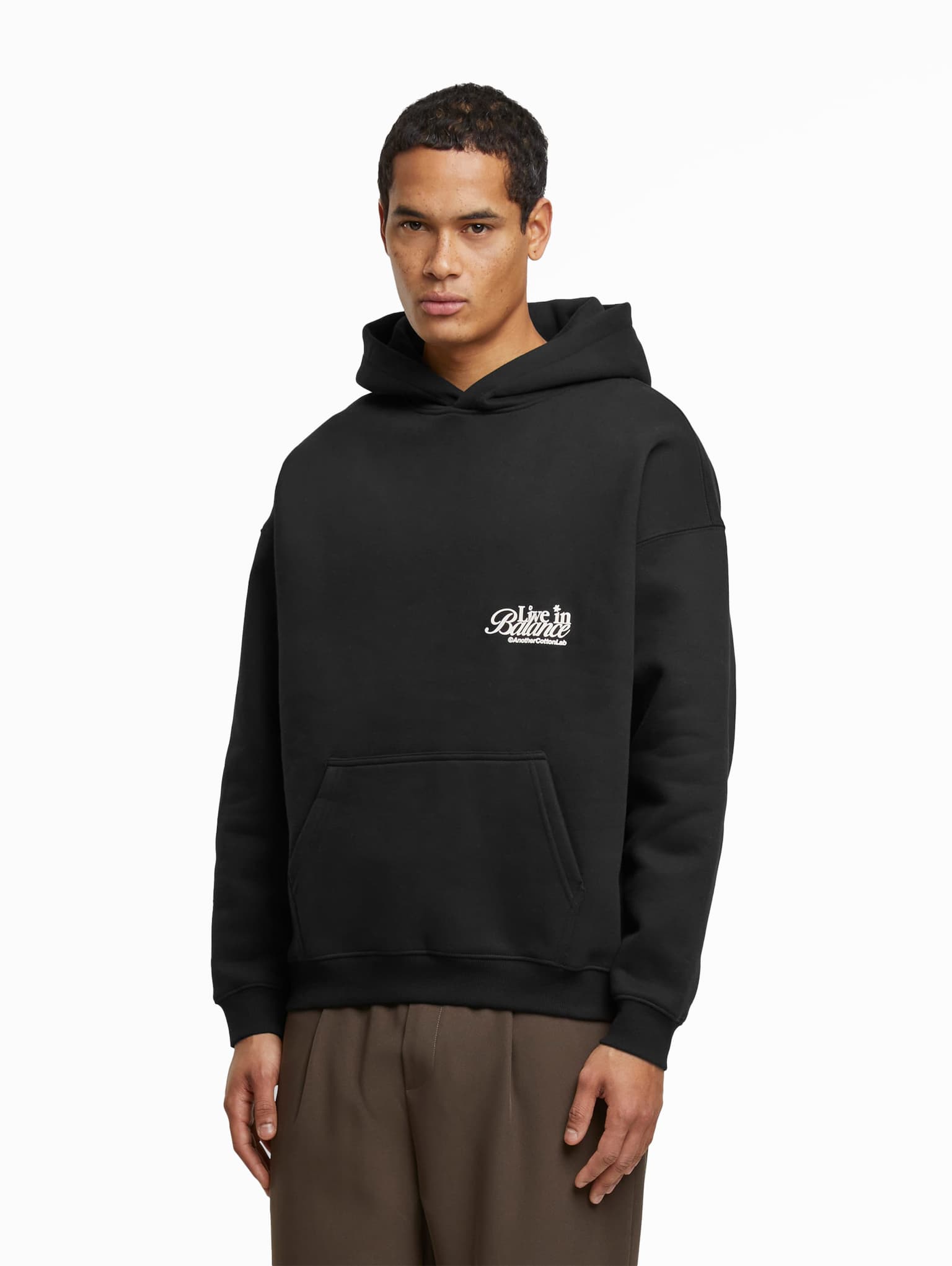 Another Cotton Lab Live in Balance Heavy Oversized Hoodie – Bild 2