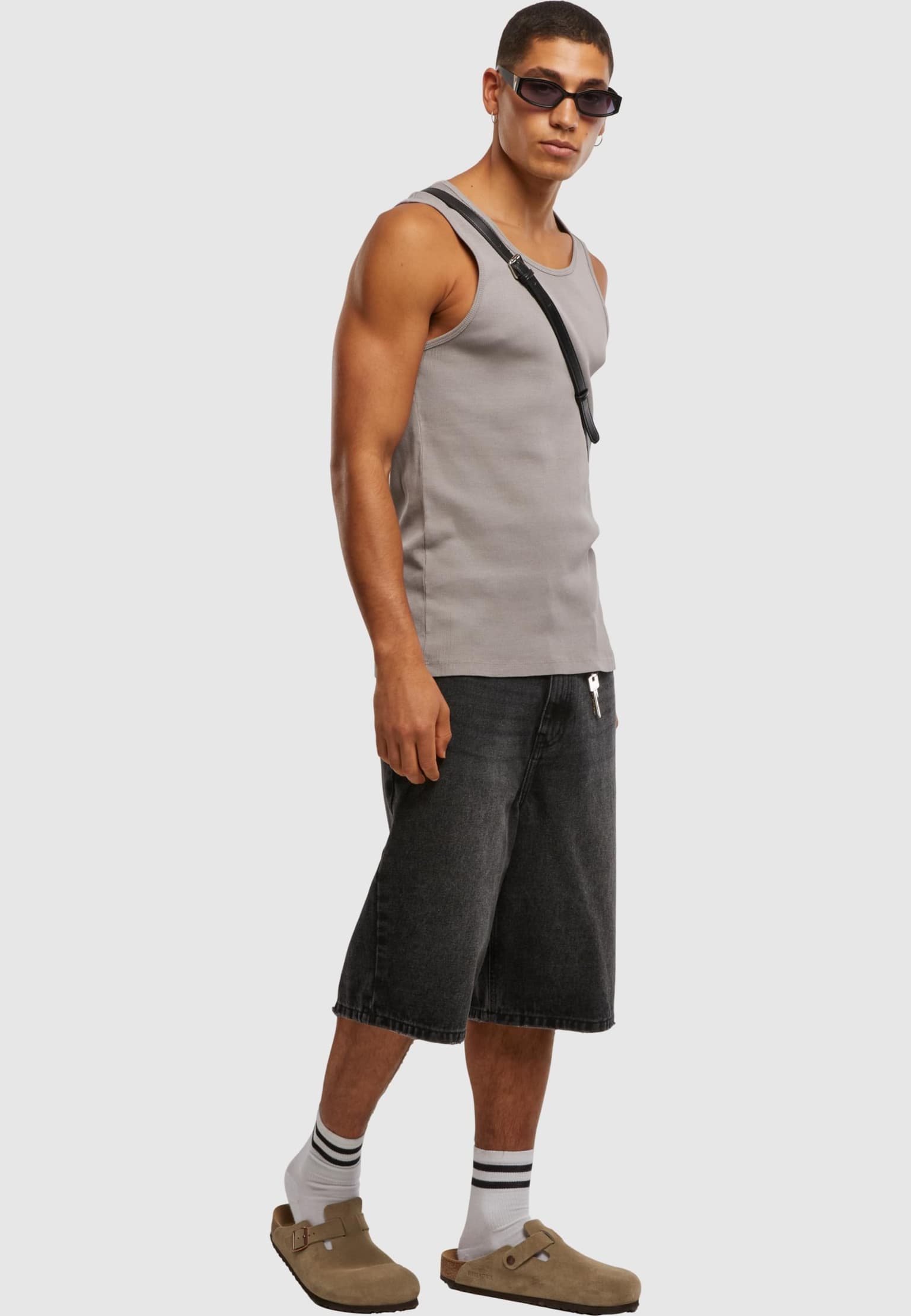 Urban Classics Washed Rib Tanktop – Bild 4