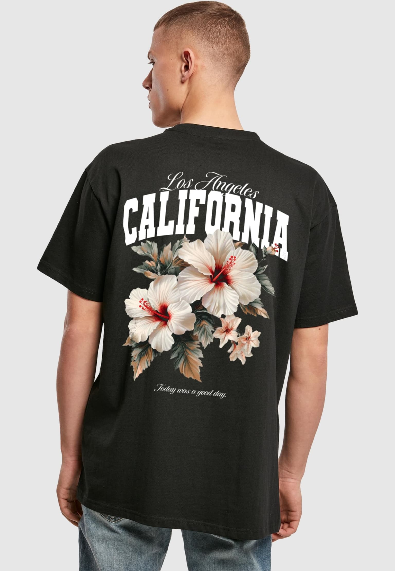 Mister Tee California Hibiskus Heavy Oversize – Bild 2