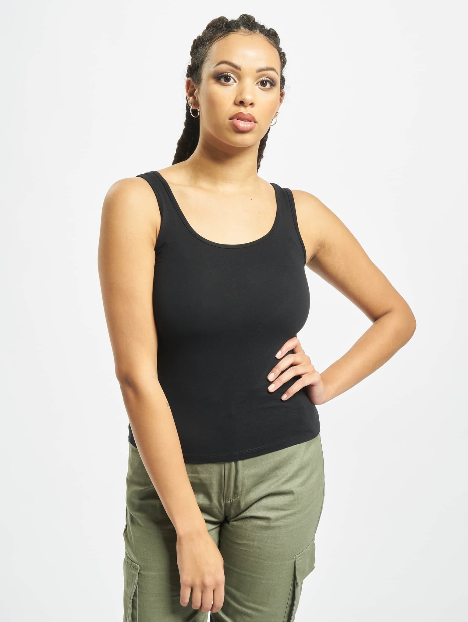 Urban Classics Ladies 2-Pack Basic Stretch Top – Bild 3