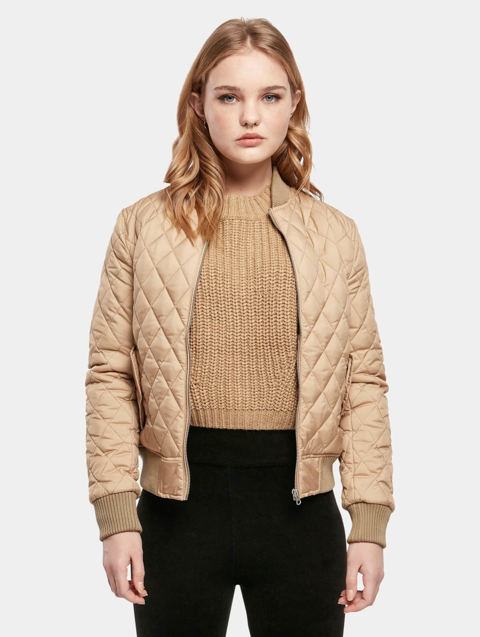 Urban Classics Ladies Diamond Quilt Nylon Jacket – Bild 3
