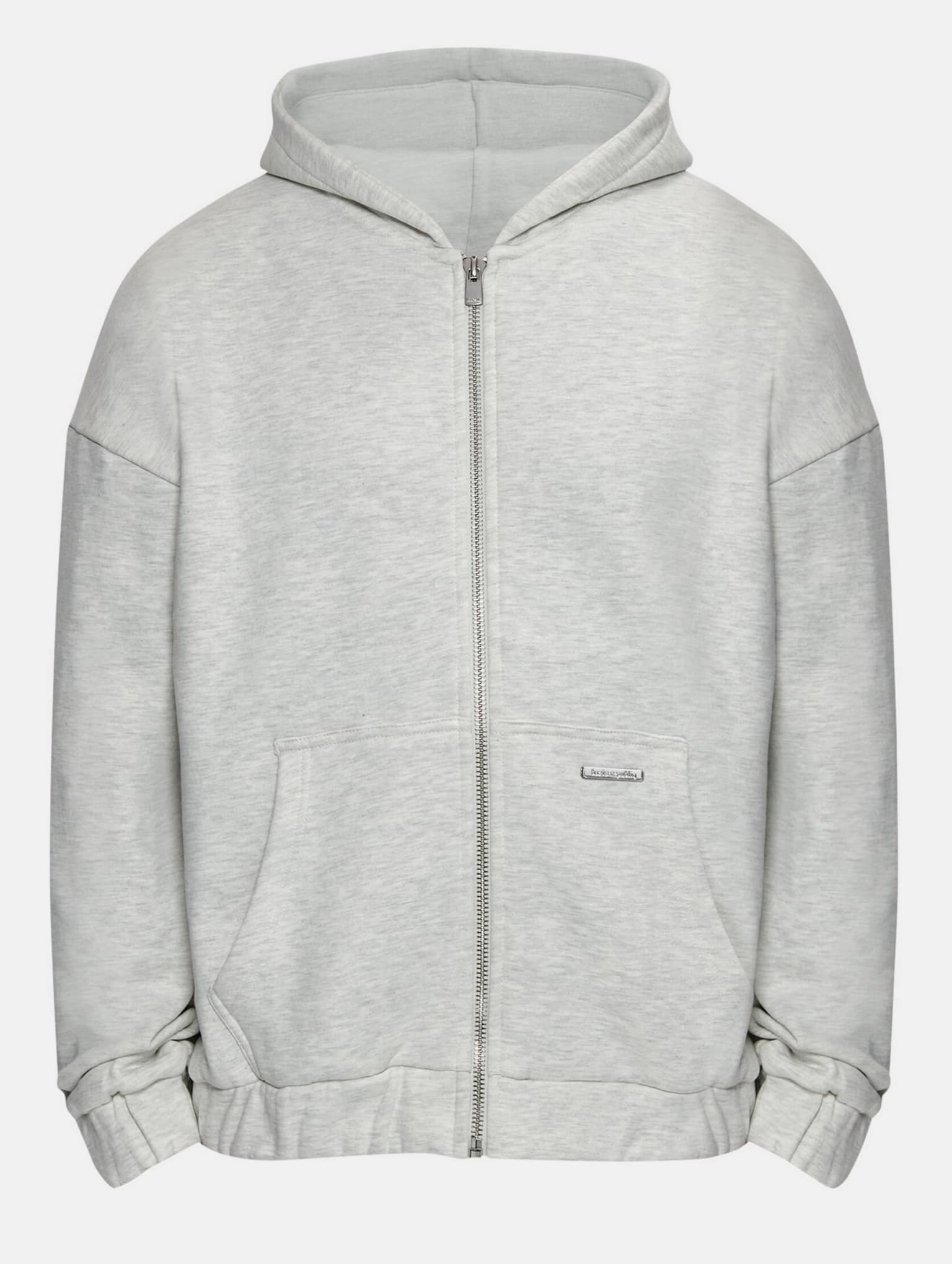 Dropsize Bazix Super Heavy Blank Zip Hoodie – Bild 4