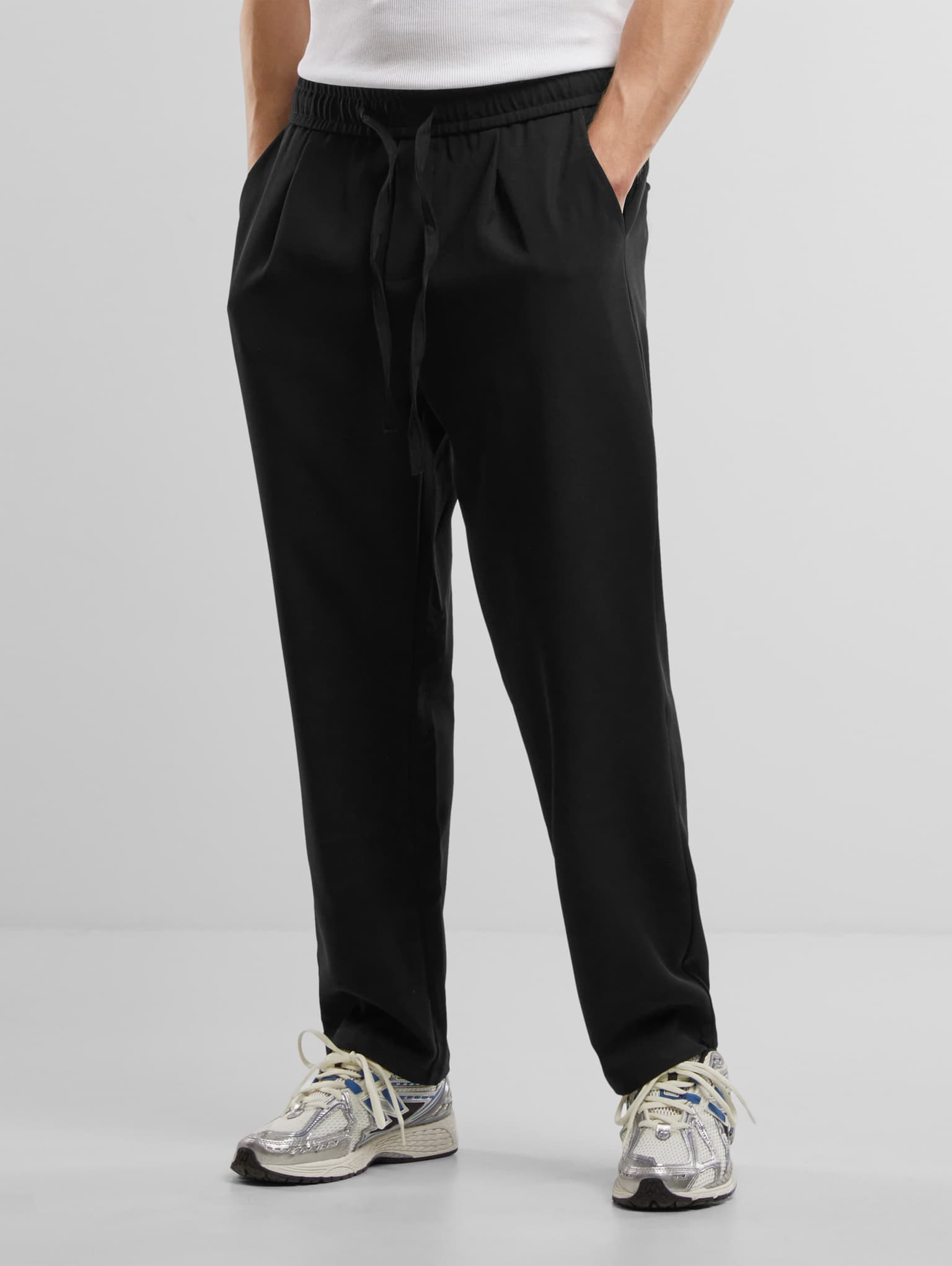 Another Cotton Lab Suit Pleated Trousers Ribbons