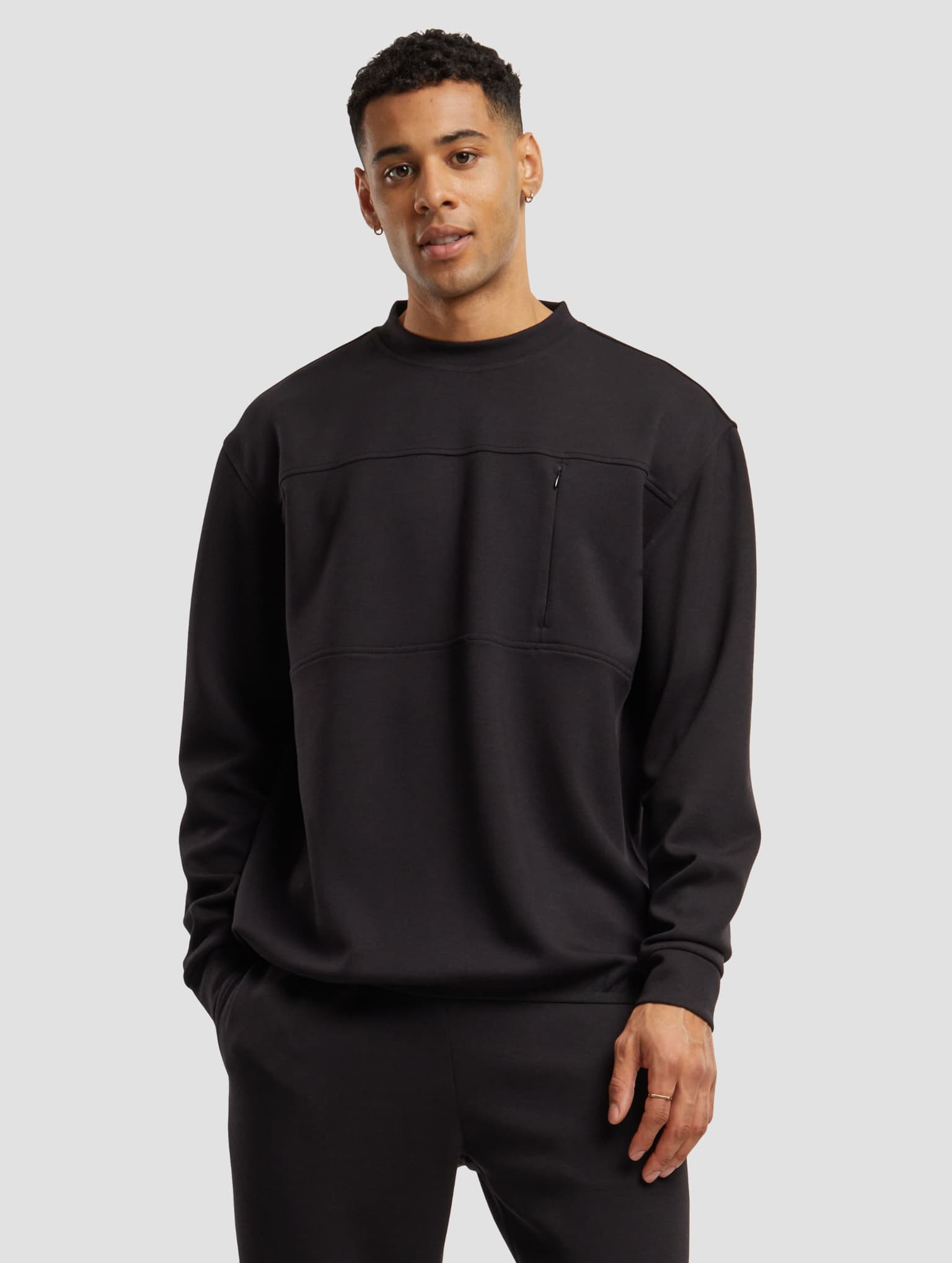 Urban Classics Scuba Zip Pocket Crew