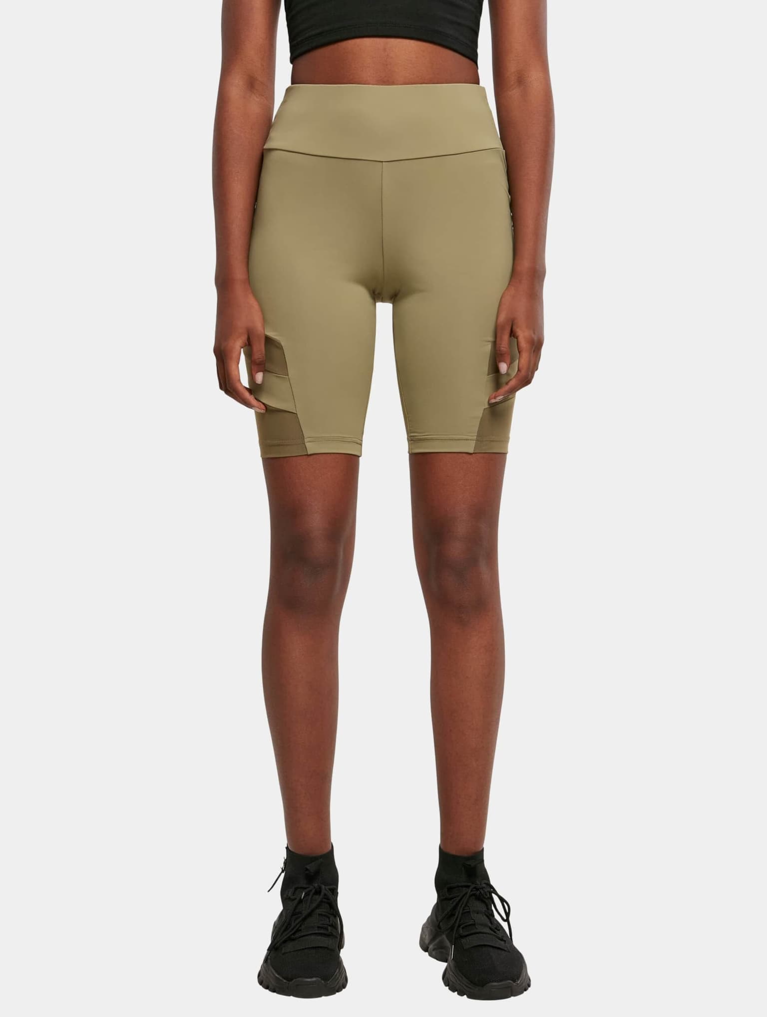 Urban Classics Ladies High Waist Tech Mesh Cycle Short – Bild 3