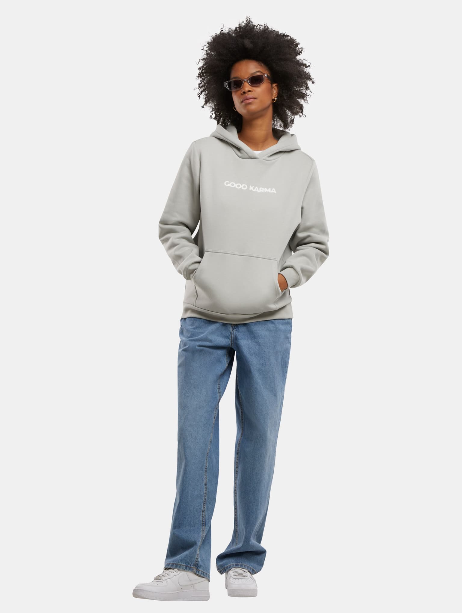 Miss Tee Karma Butterfly Ladies Fluffy Hoody – Bild 4