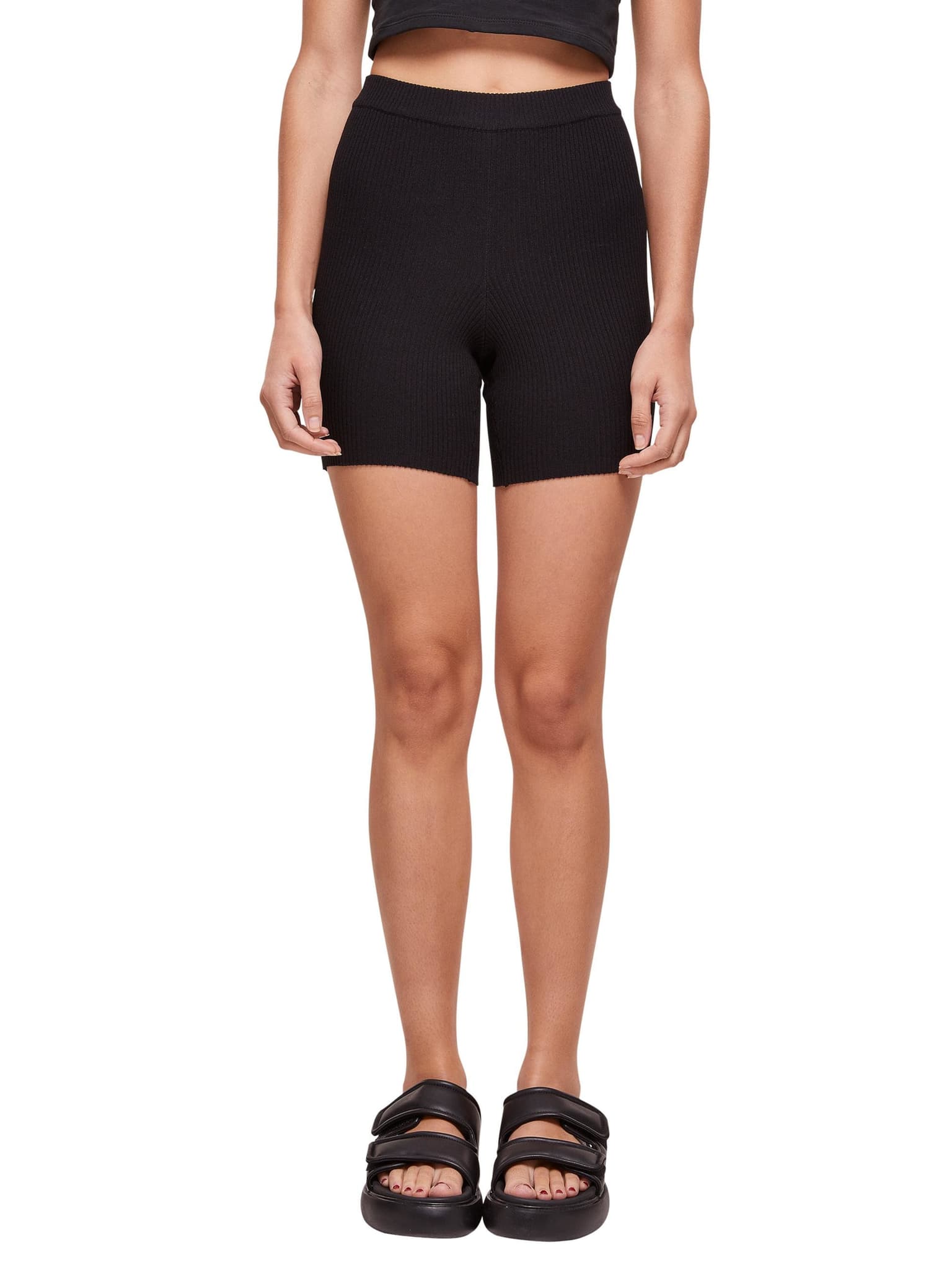 Urban Classics Ladies Rib Knit Short – Bild 4