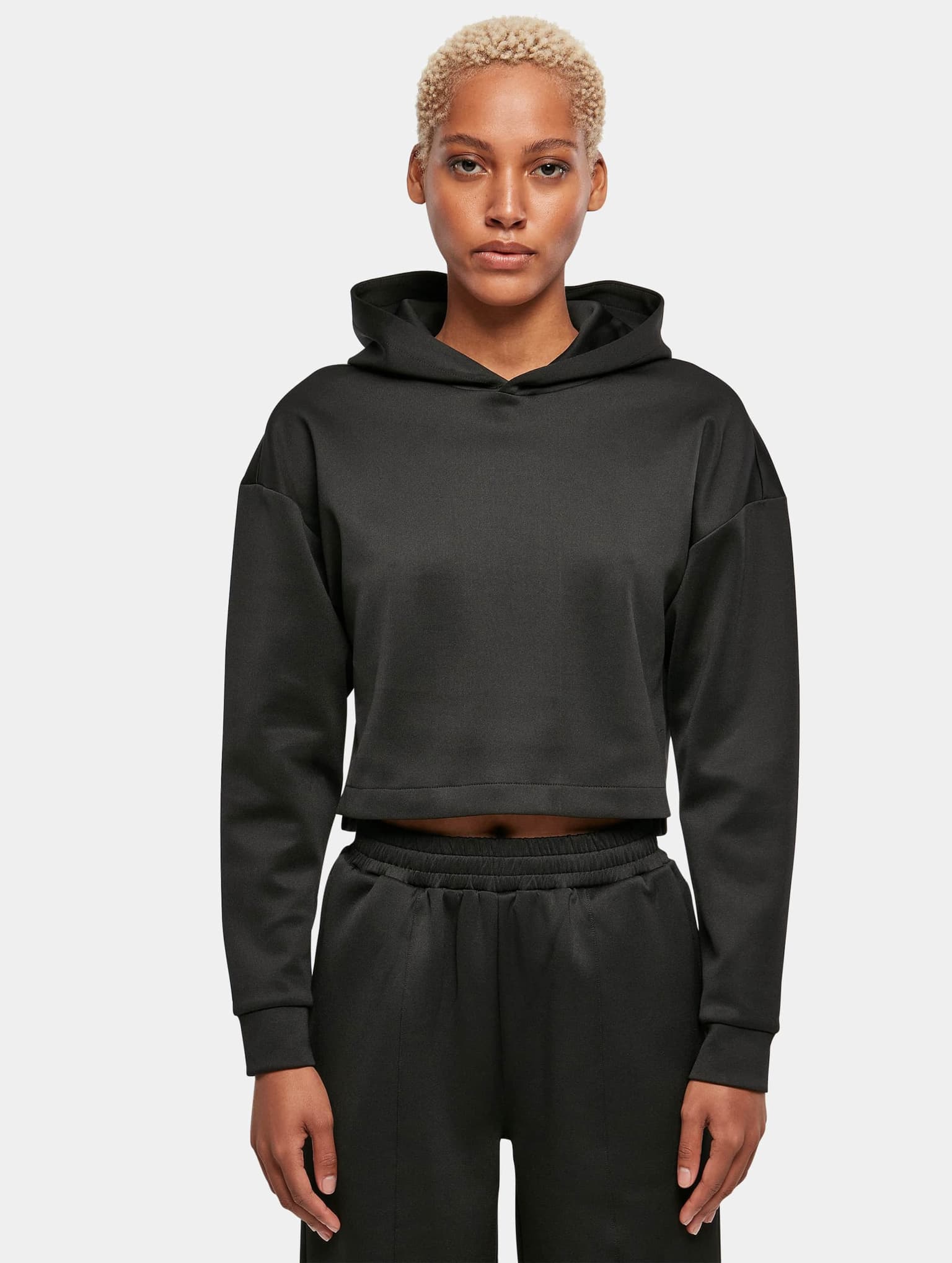 Urban Classics Ladies Short Scuba Hoodie – Bild 3