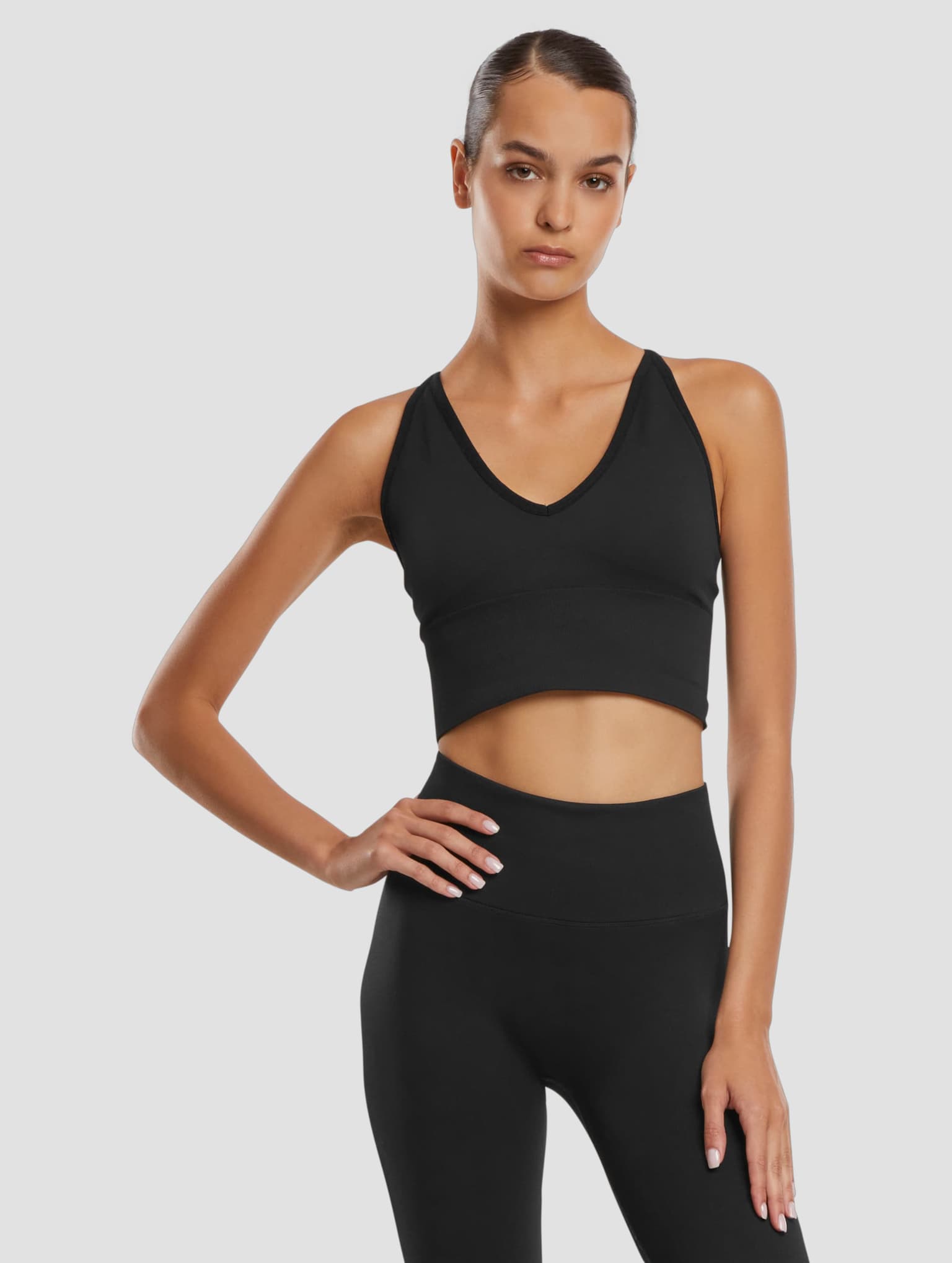 AMN-243-BRA-24070409-010 AIMN Shape Seamless Cross Back Bralette