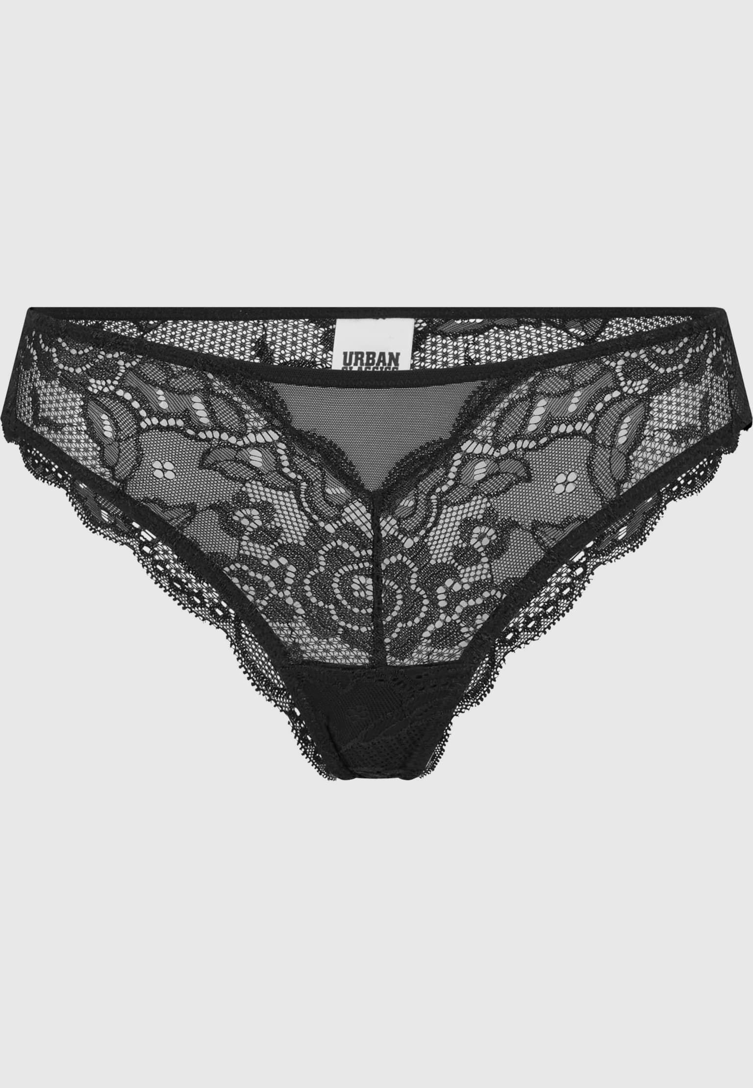Urban Classics Ladies Allover Lace Brazilian 2-Pack – Bild 2