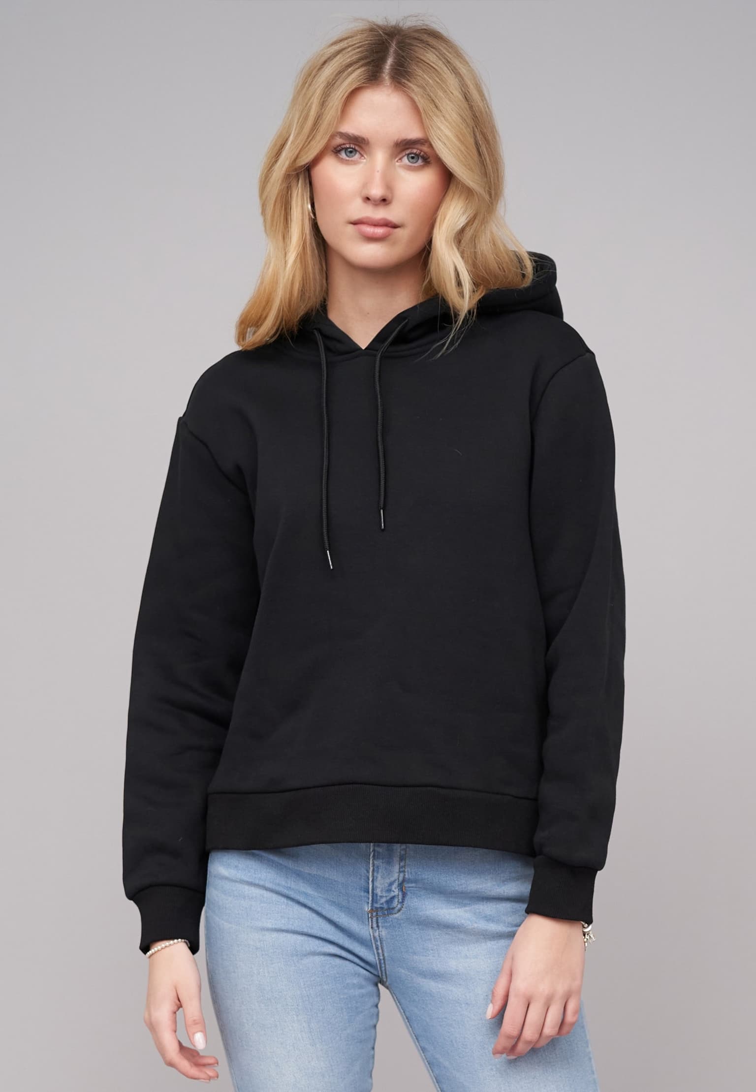 Cloud5ive Ladies 77 Botanical Black Everyday Hoodie