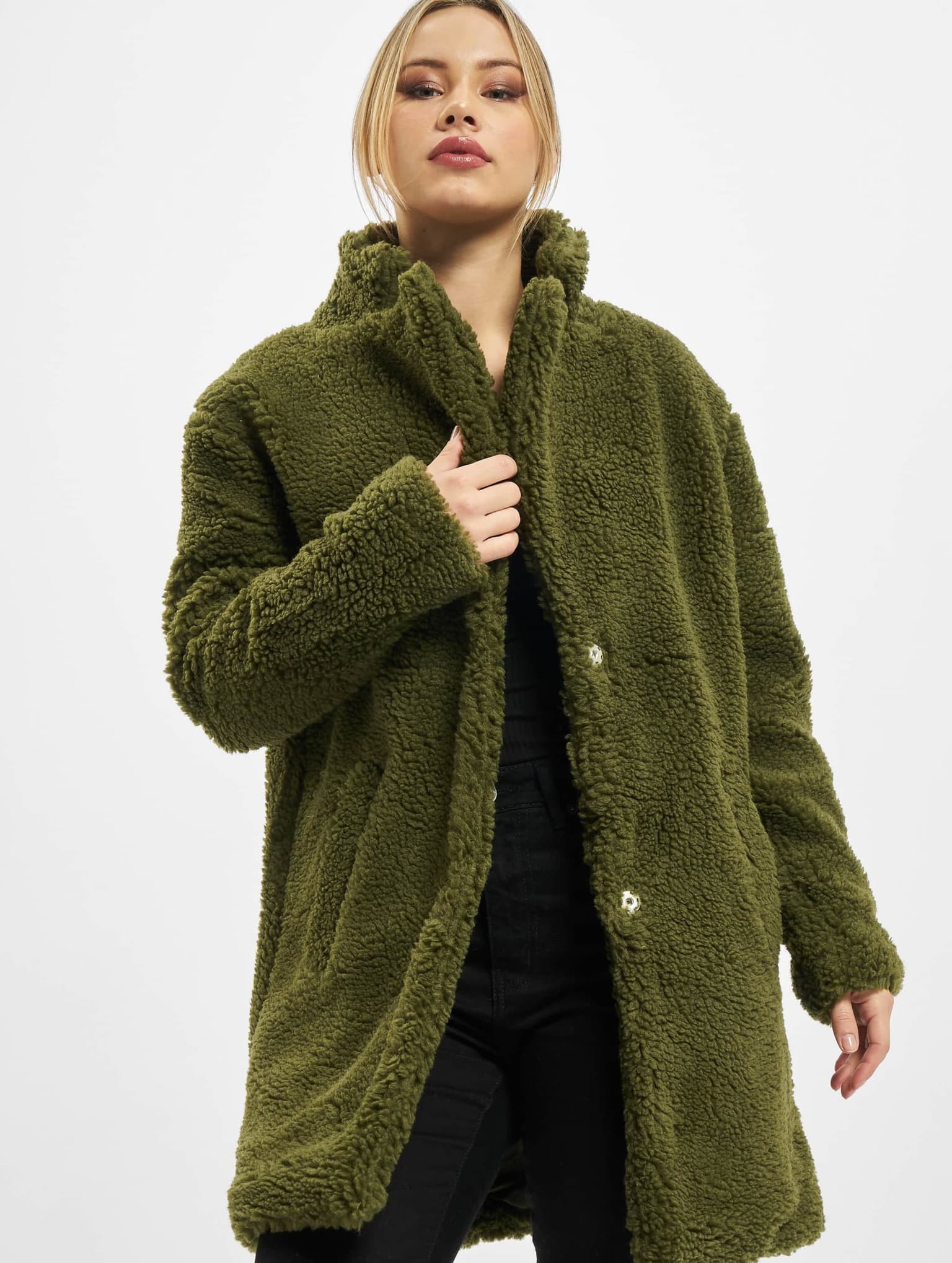 Urban Classics Ladies Oversized Sherpa Coat